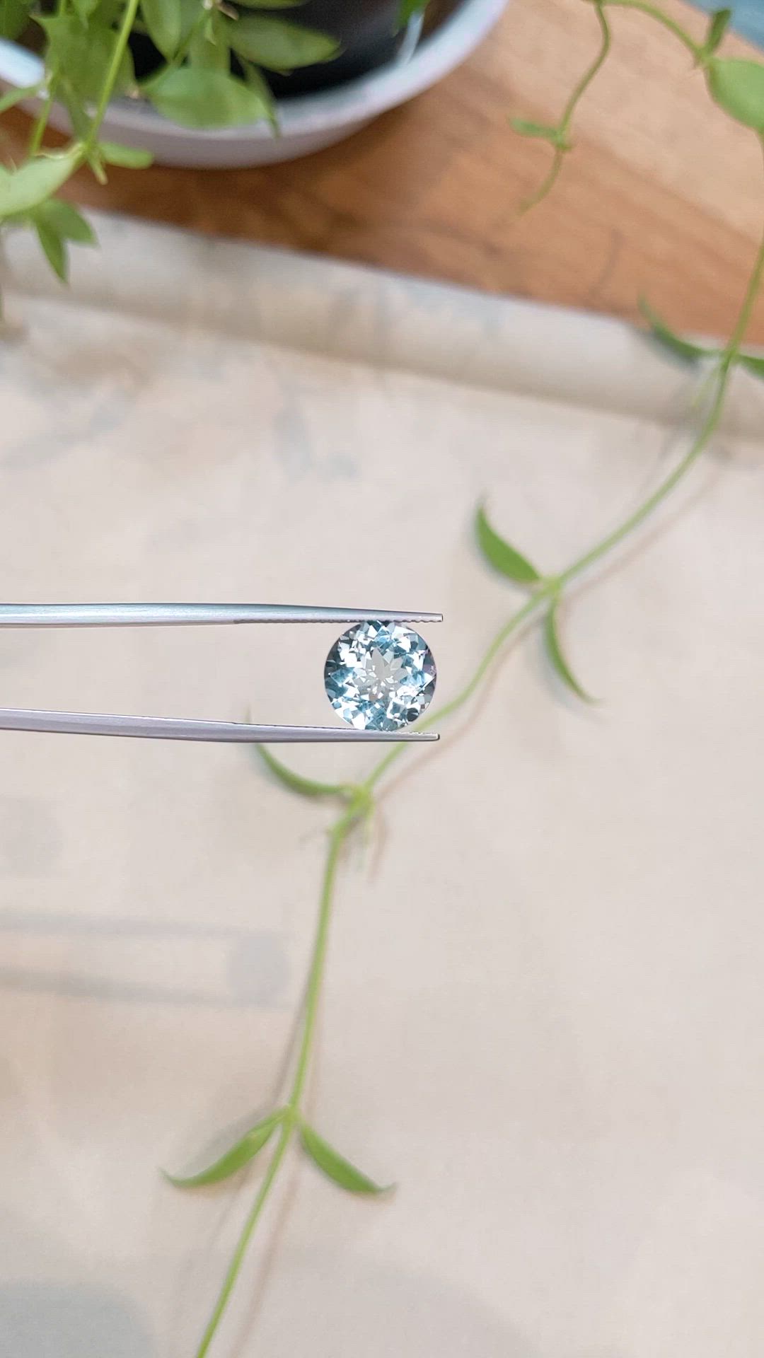 4.43 Ct. Blue Aquamarine from Nigeria Size Video