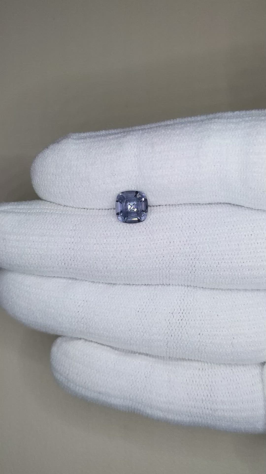 1.58 Ct. Bluish Grey Spinel from Tanzania Size Video