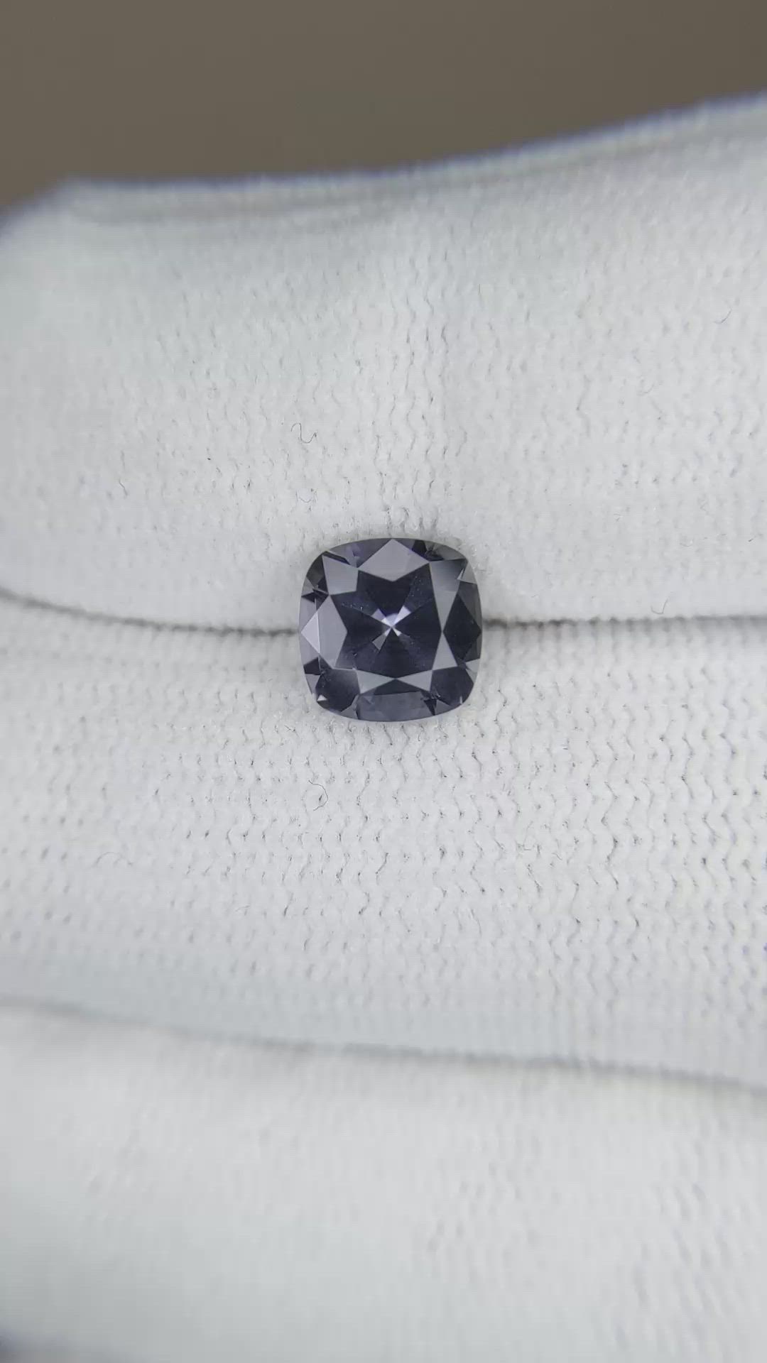 1.58 Ct. Bluish Grey Spinel from Tanzania Size Video