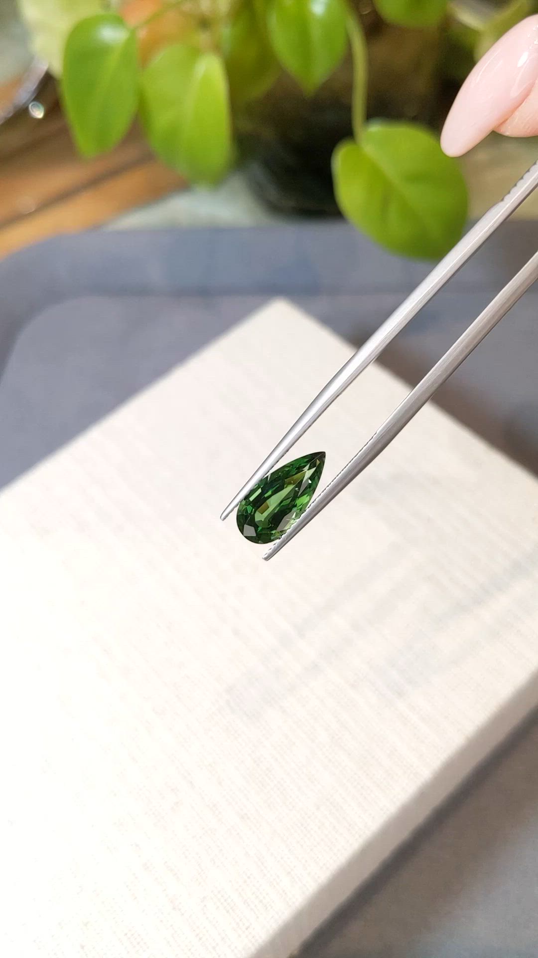2.50 Ct. Green Tourmaline from Tanzania Size Video