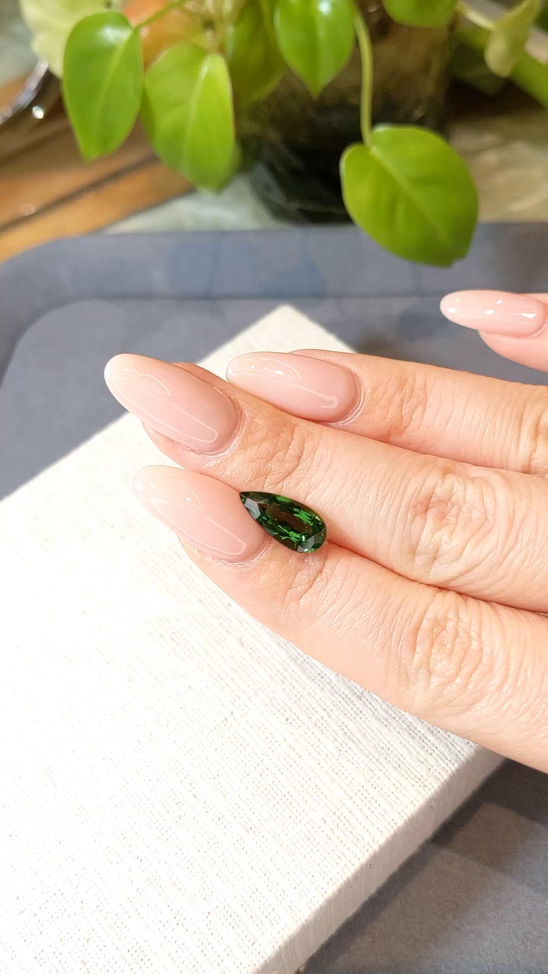 2.50 Ct. Green Tourmaline from Tanzania Size Video