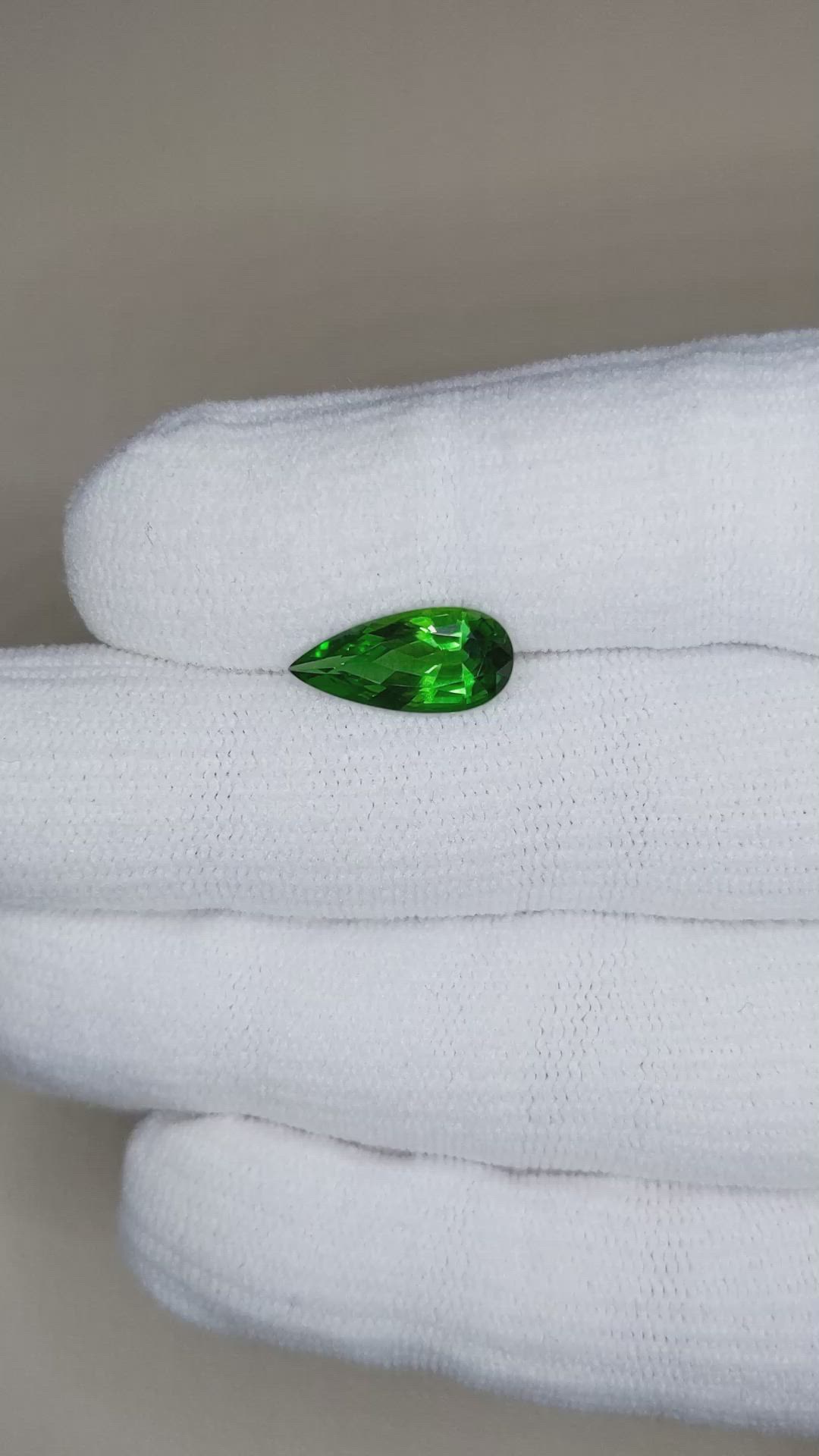 2.50 Ct. Green Tourmaline from Tanzania Size Video