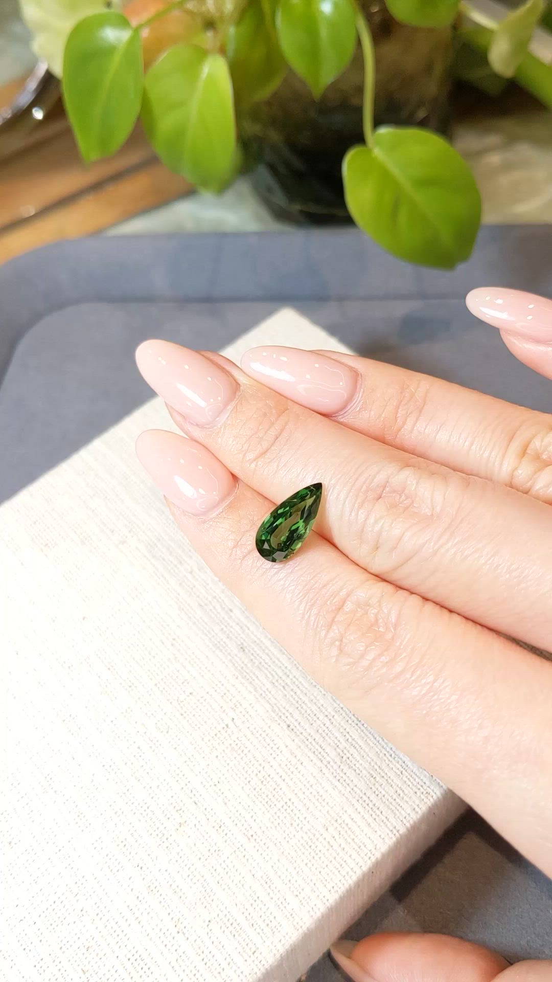 2.50 Ct. Green Tourmaline from Tanzania Size Video