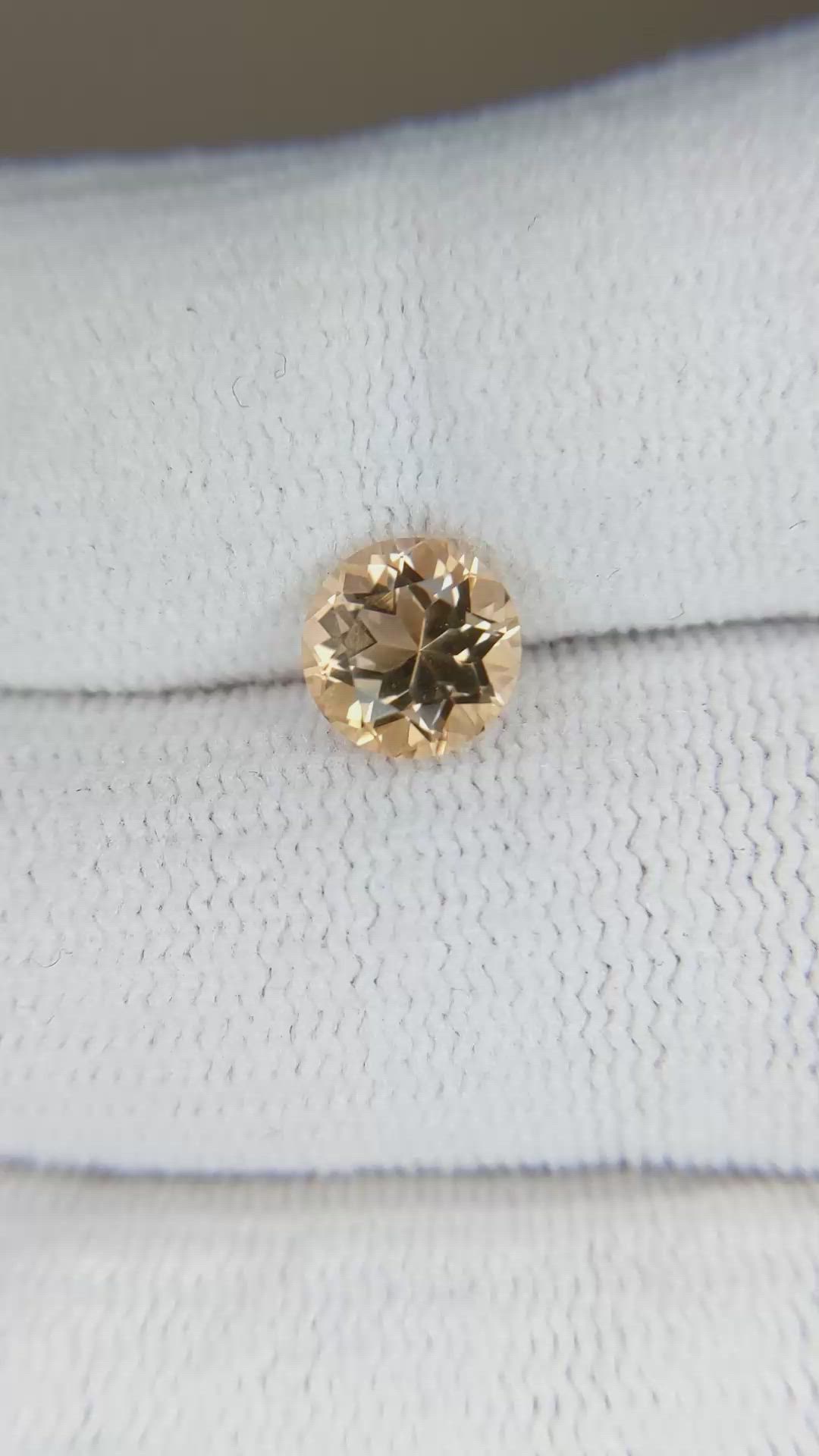 1.42 Ct. Yellow Tourmaline from Mozambique Size Video