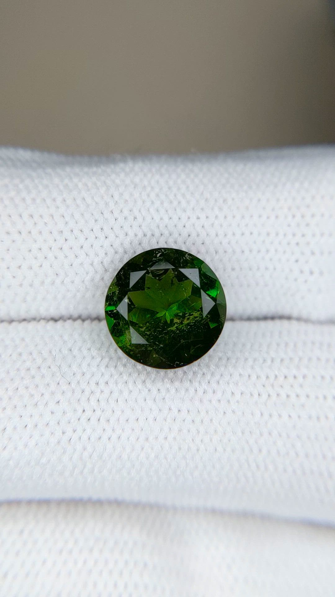 3.63 Ct. Green Tourmaline from Brazil Size Video