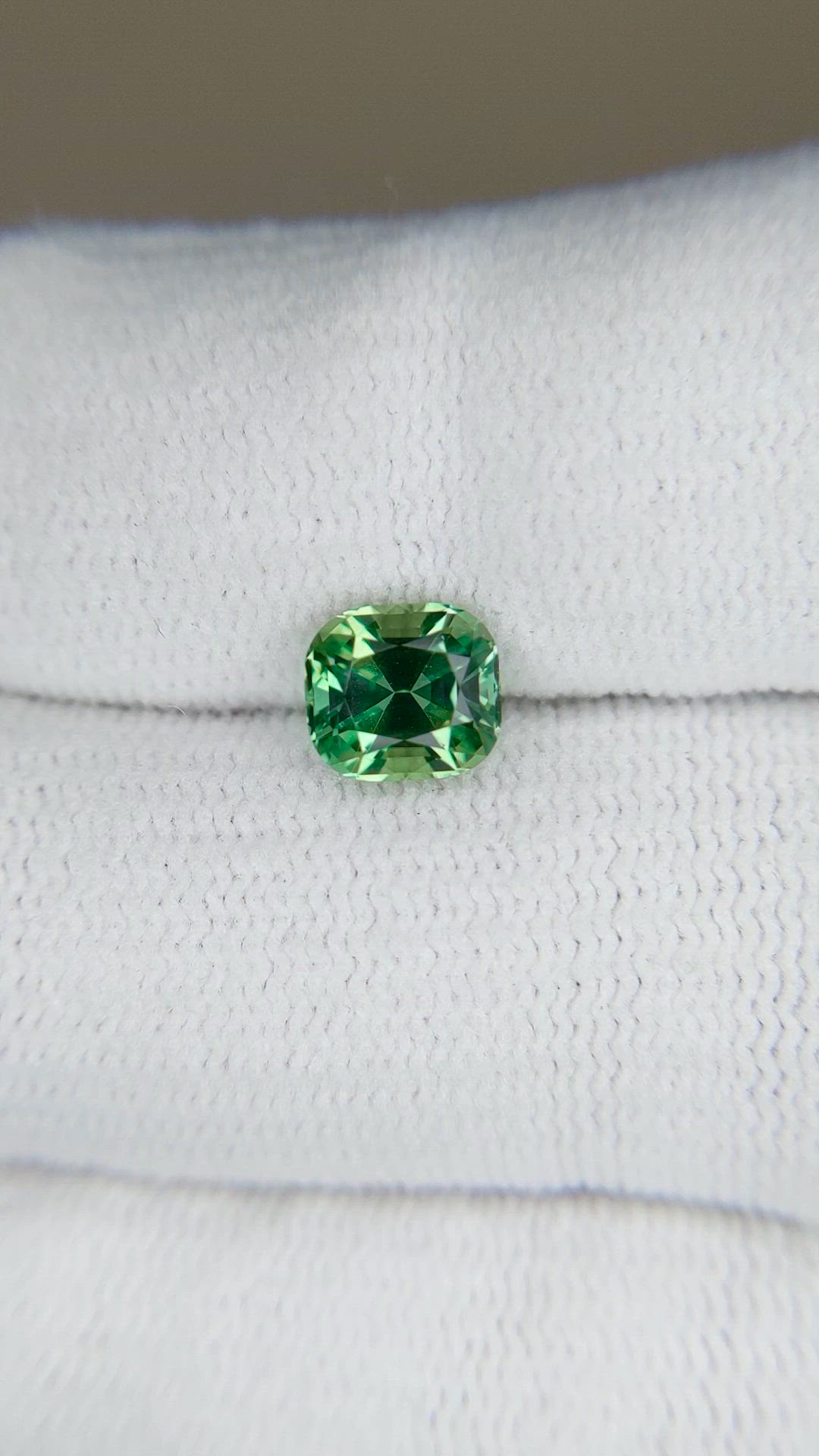 1.42 Ct. Bluish Green Tourmaline from Mozambique Size Video