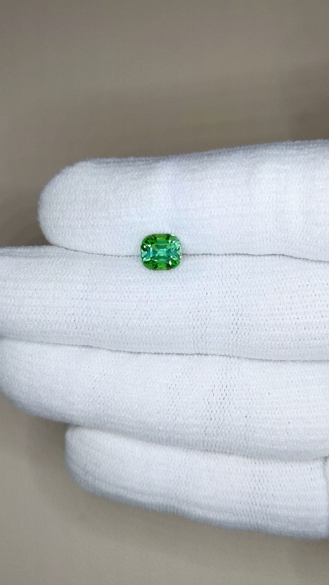 1.42 Ct. Bluish Green Tourmaline from Mozambique Size Video