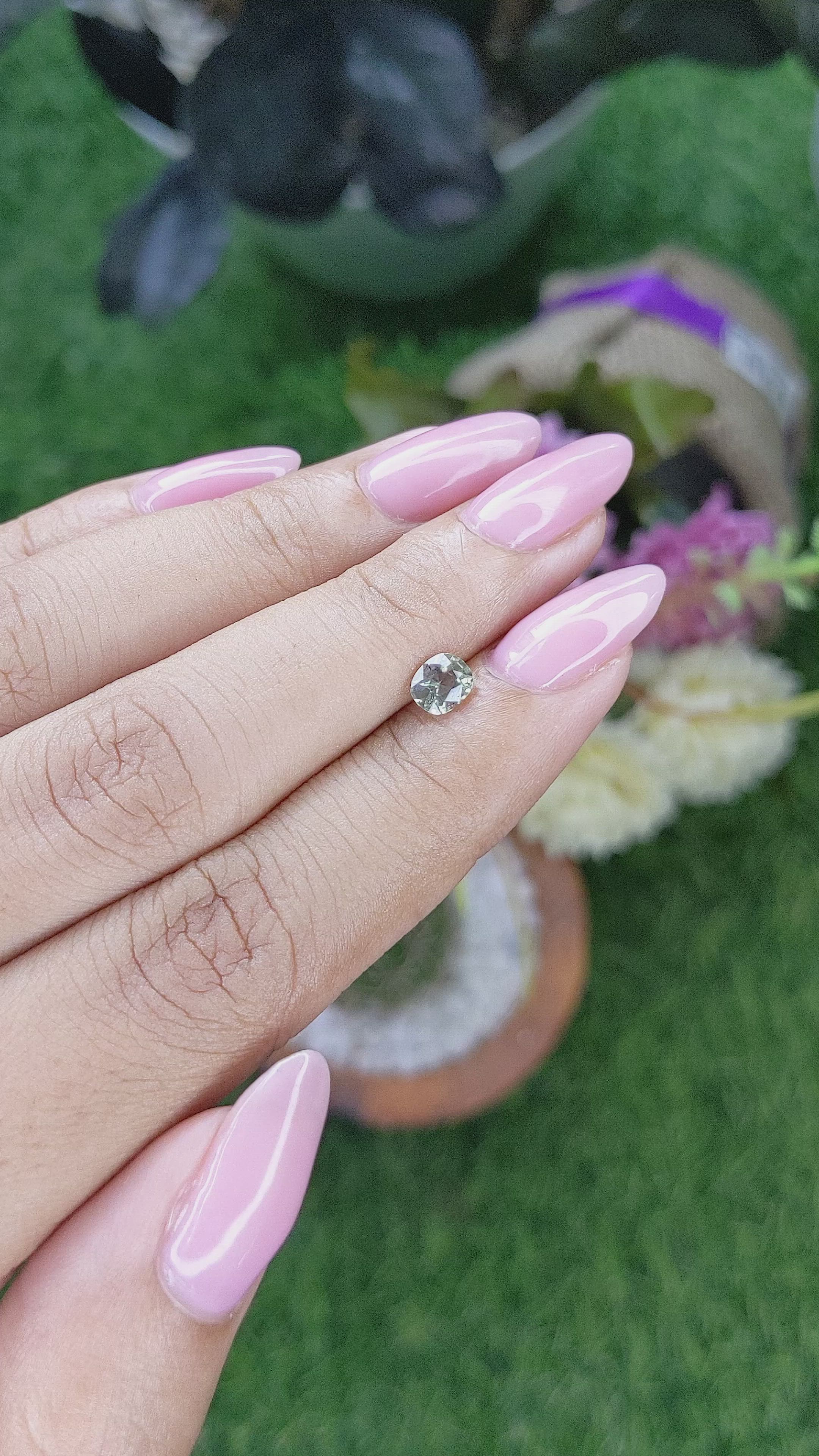 0.55 Ct. Alexandrite from Tanzania Size Video