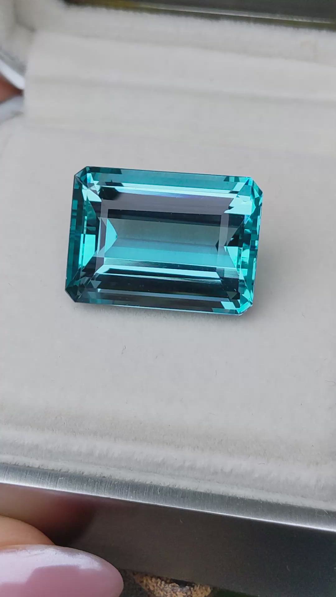 28.50 Ct. Blue Aquamarine from Brazil Size Video