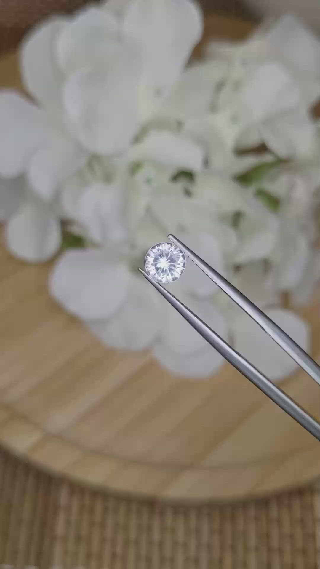 1.22 Ct. Zircon from Ceylon (Sri Lanka) Size Video