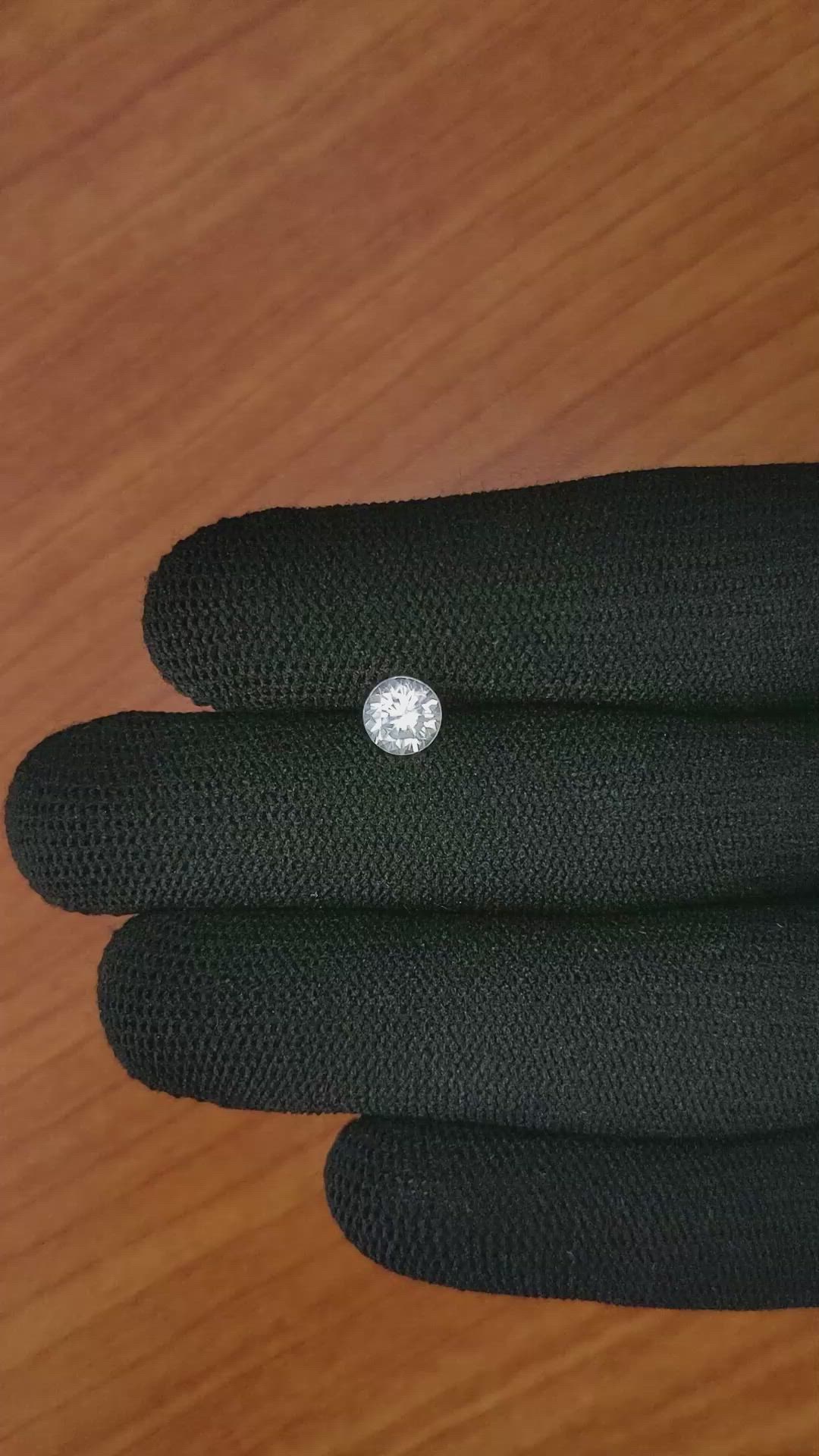 1.22 Ct. Zircon from Ceylon (Sri Lanka) Size Video