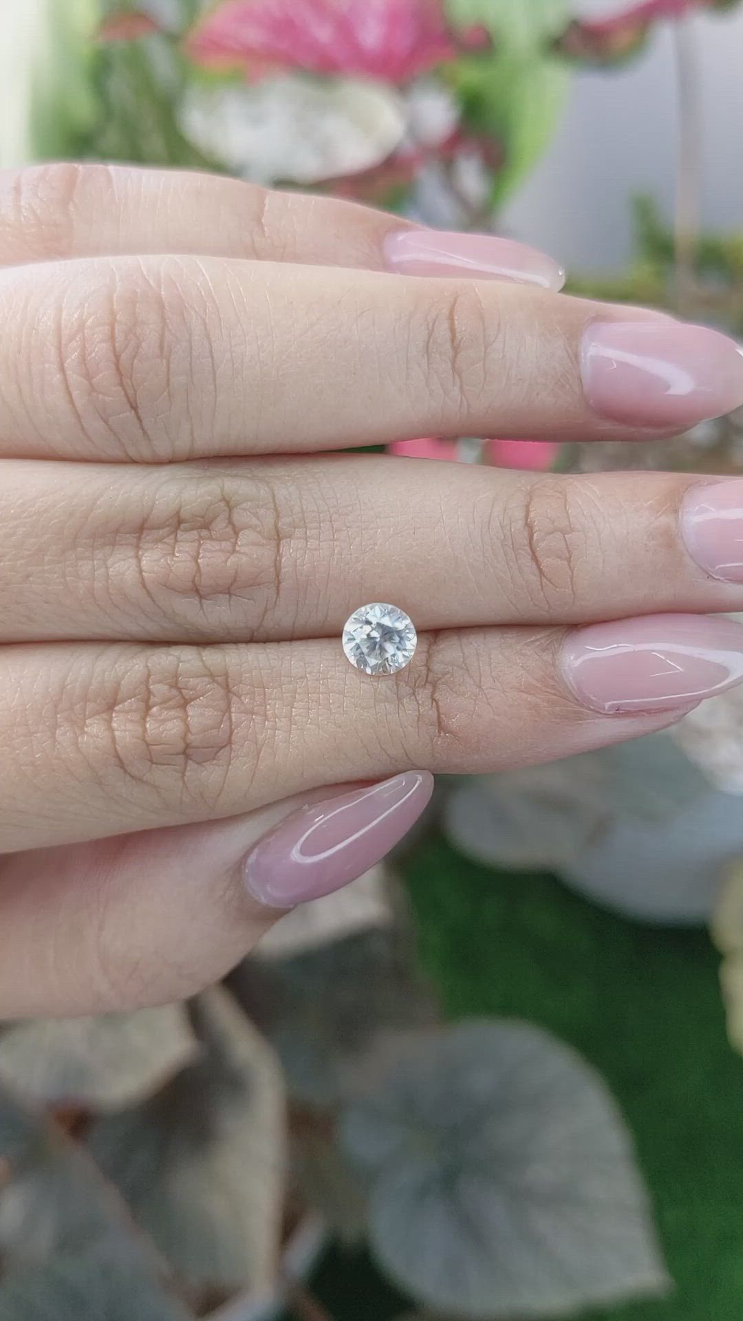 1.28 Ct. Zircon from Ceylon (Sri Lanka) Size Video