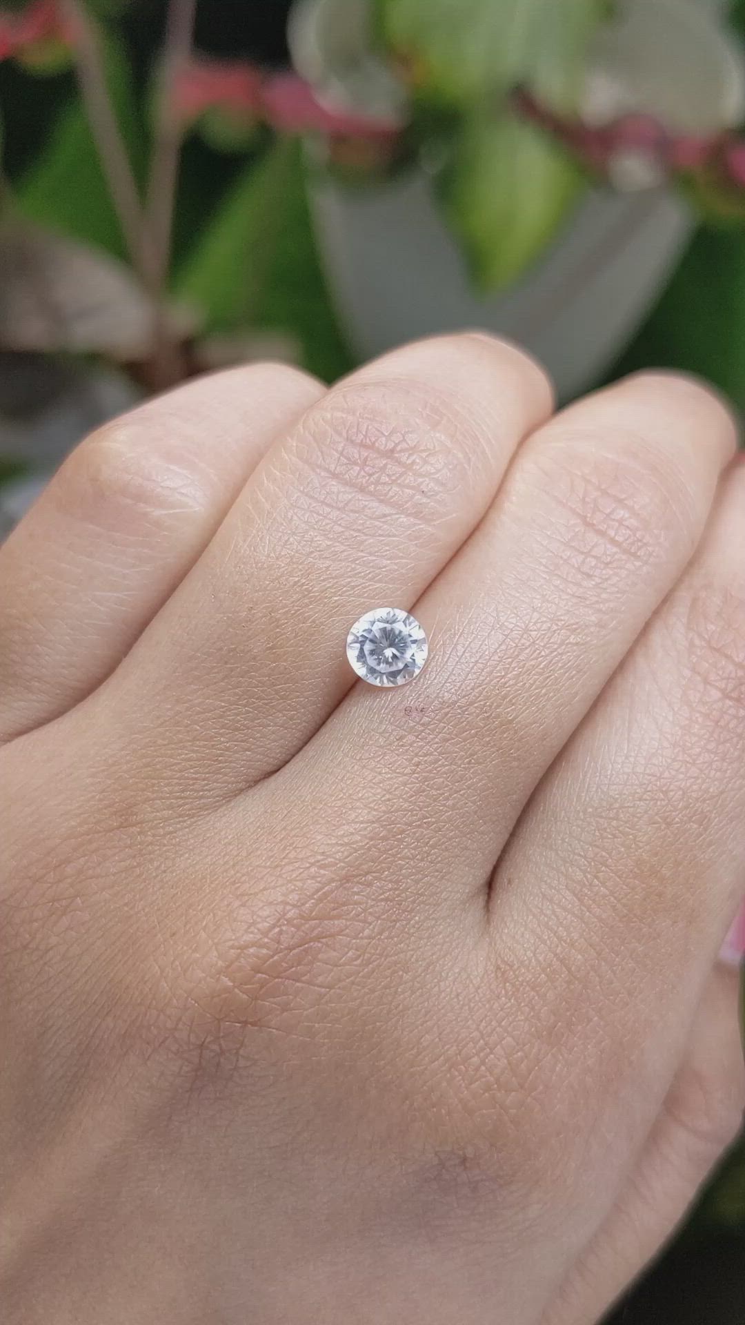 1.20 Ct. Zircon from Ceylon (Sri Lanka) Size Video