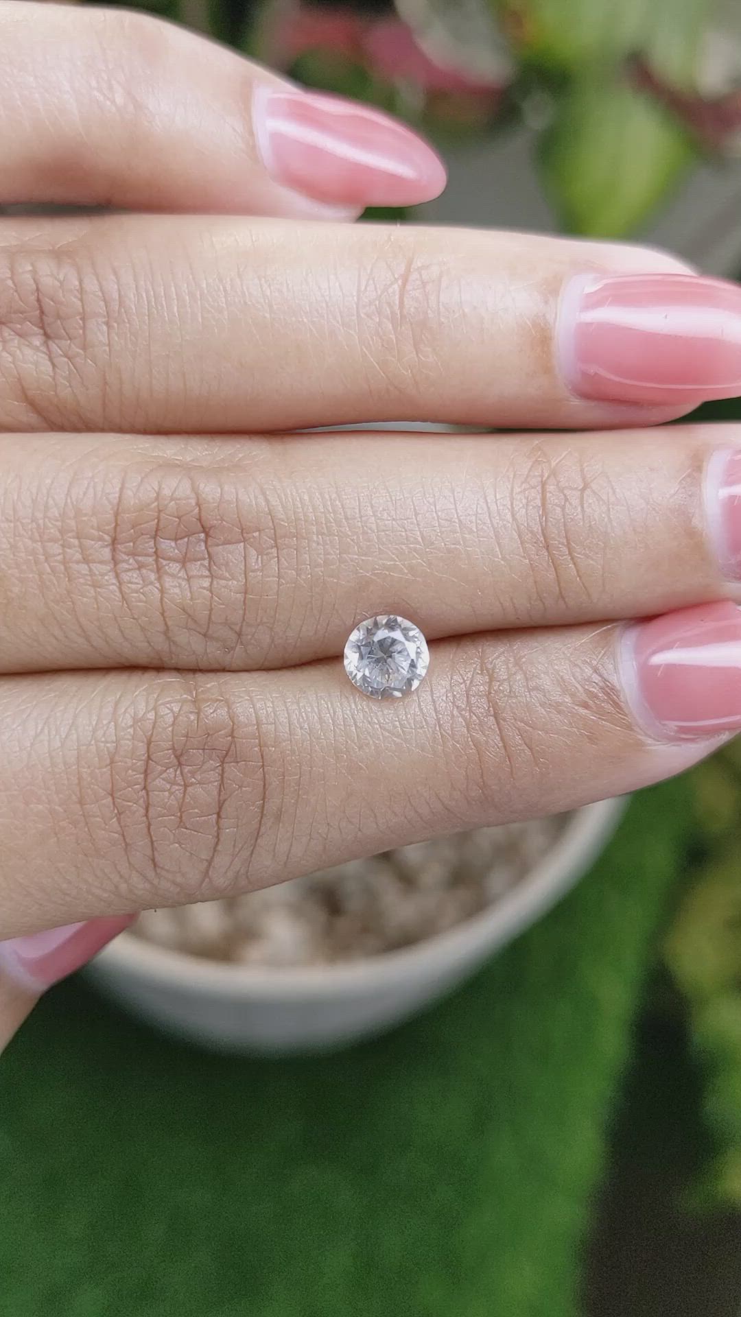 1.26 Ct. Zircon from Ceylon (Sri Lanka) Size Video