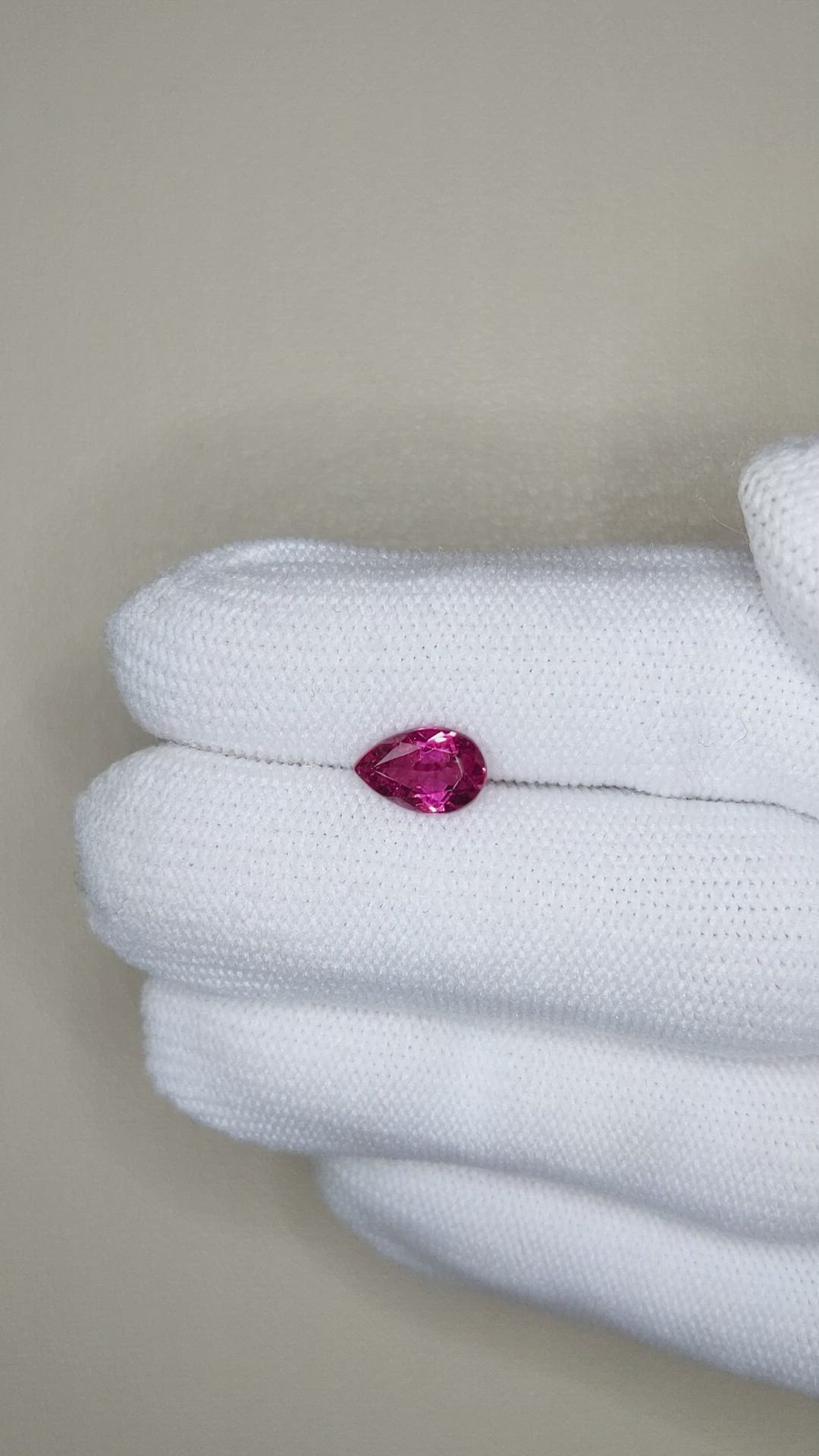 1.22 Ct. Pink Tourmaline from Mozambique Size Video