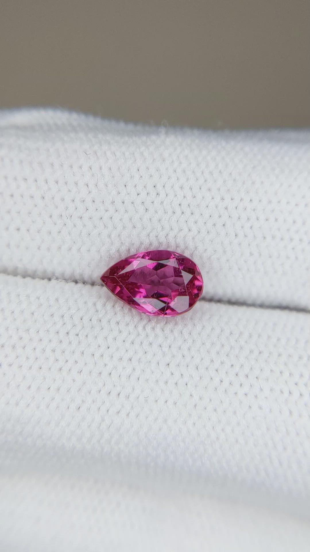 1.22 Ct. Pink Tourmaline from Mozambique Size Video