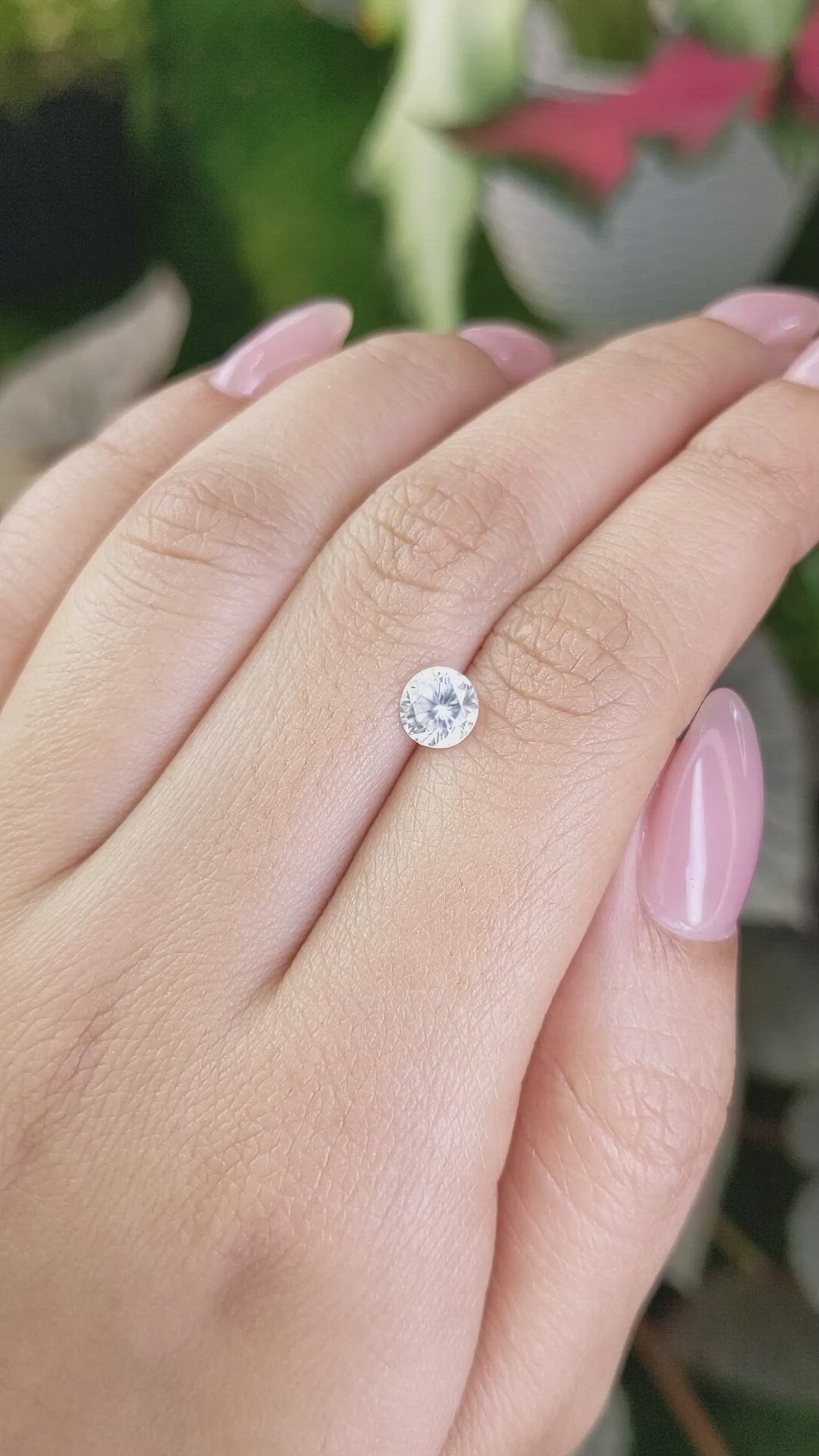 1.24 Ct. Zircon from Ceylon (Sri Lanka) Size Video