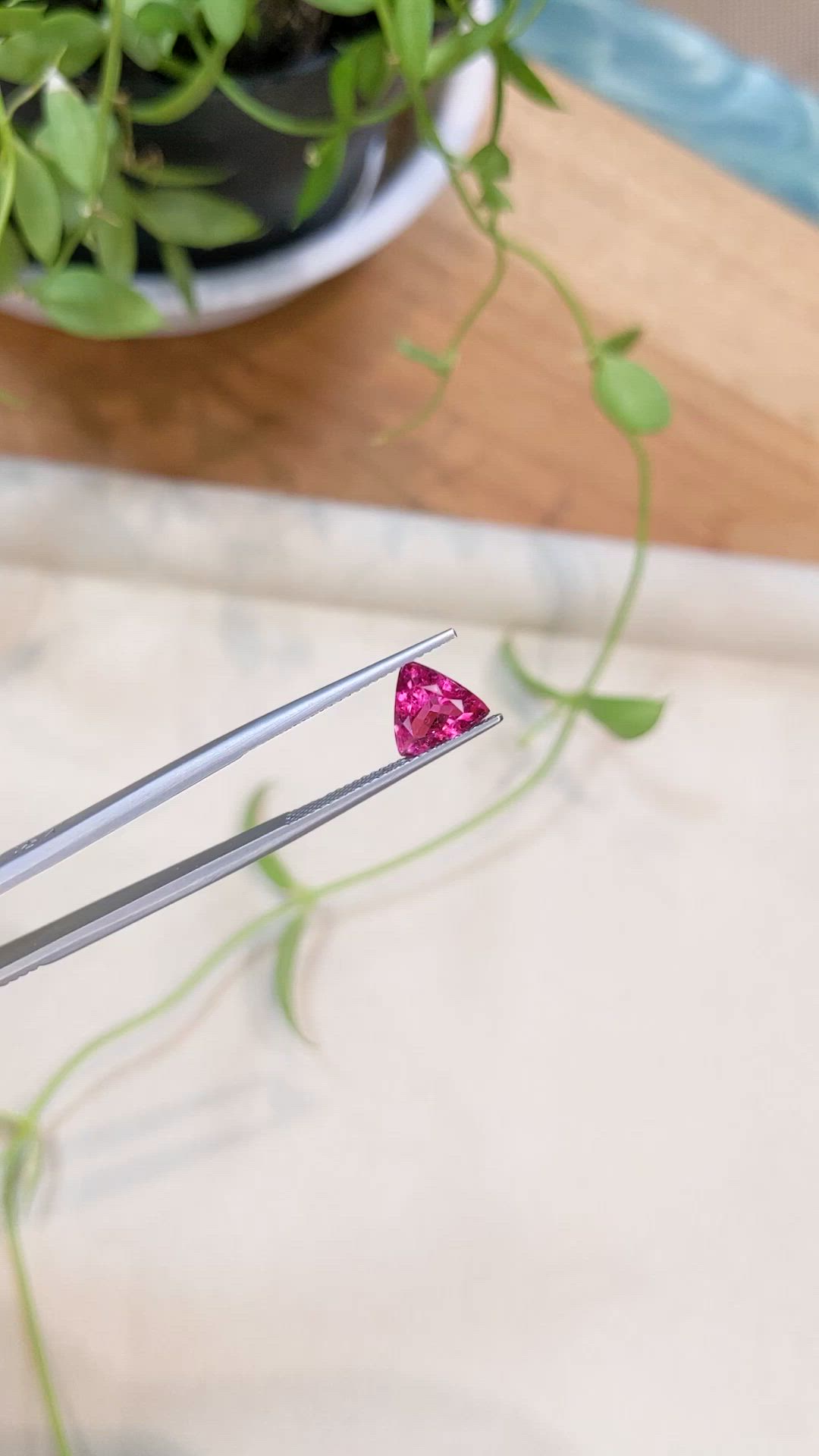 1.27 Ct. Pink Tourmaline from Mozambique Size Video
