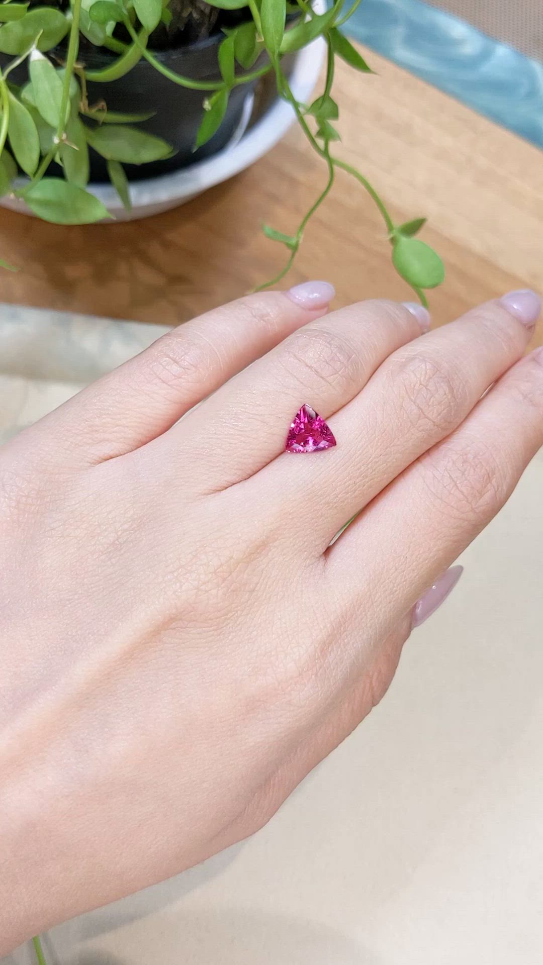 1.27 Ct. Pink Tourmaline from Mozambique Size Video