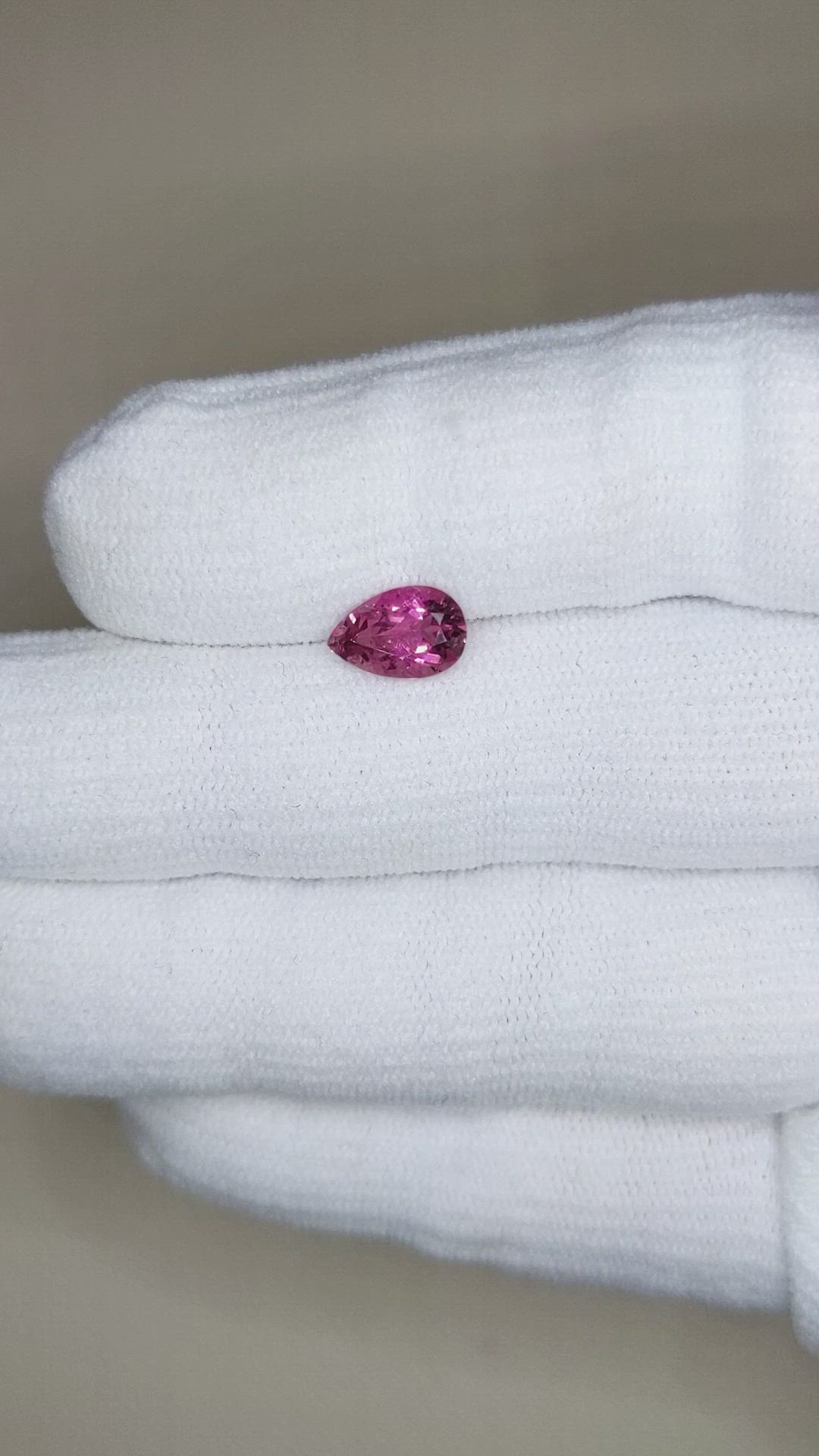 1.35 Ct. Purplish Pink Tourmaline from Mozambique Size Video