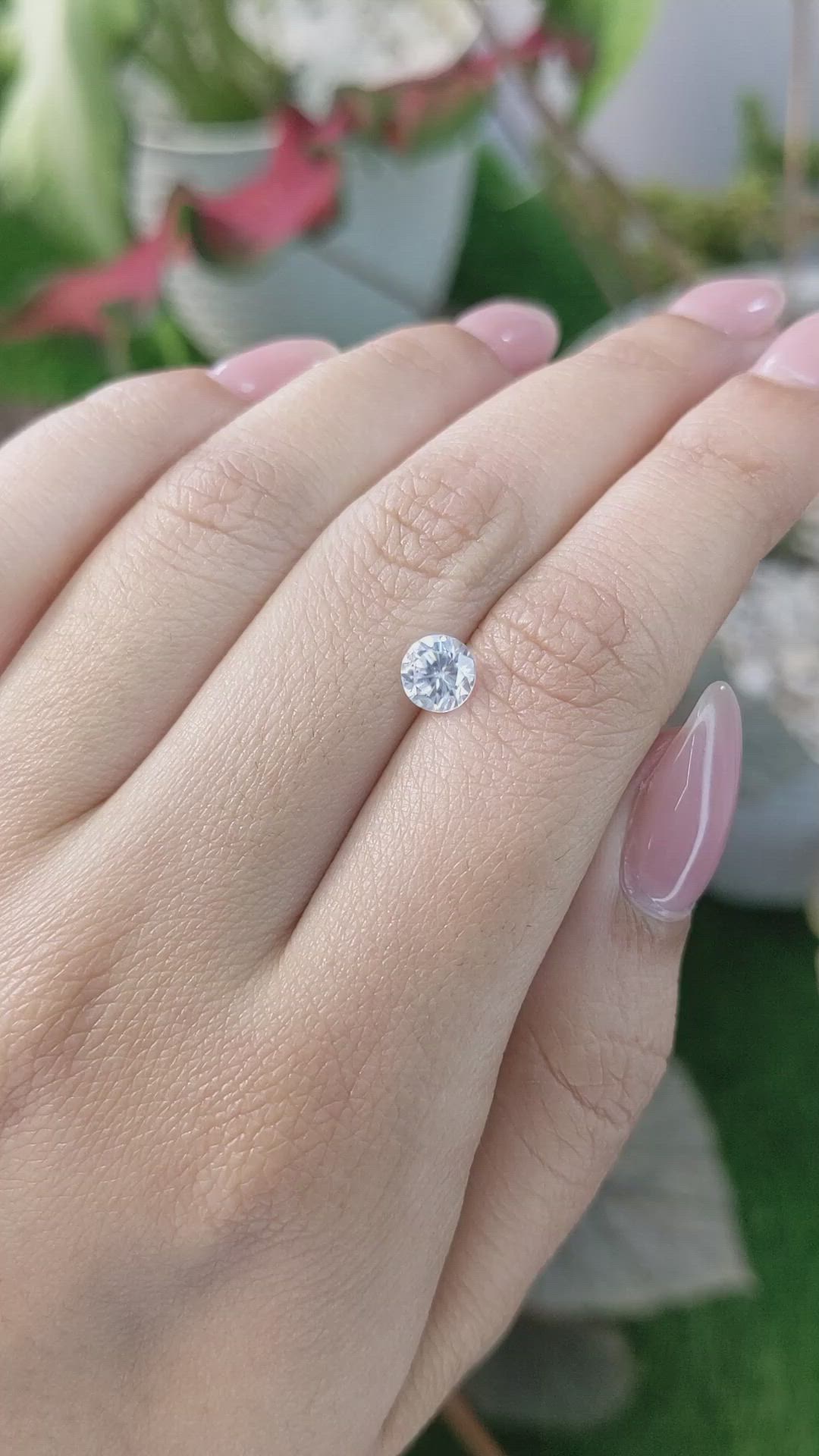 1.15 Ct. Zircon from Ceylon (Sri Lanka) Size Video