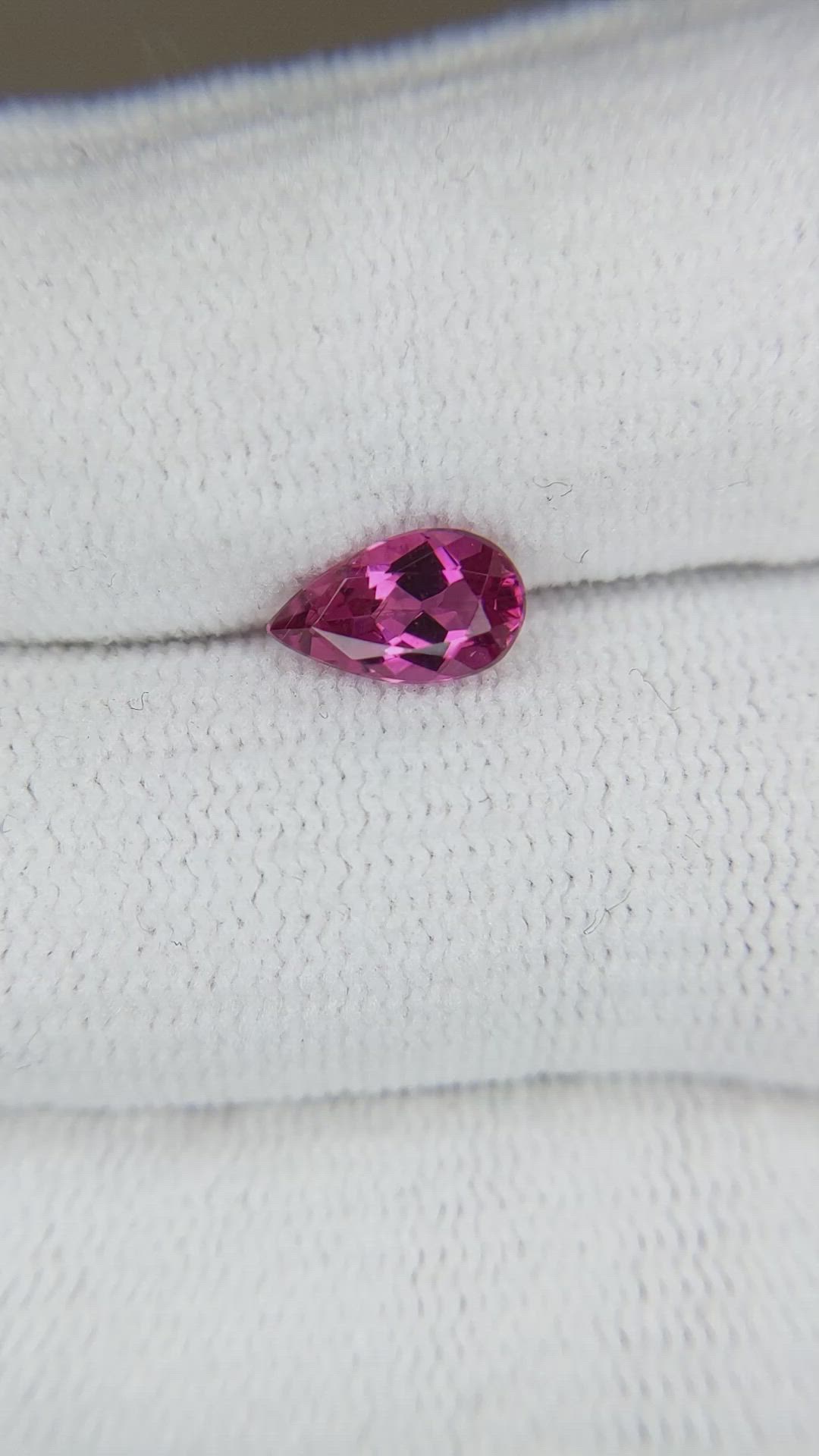 1.08 Ct. Pink Tourmaline from Mozambique Size Video