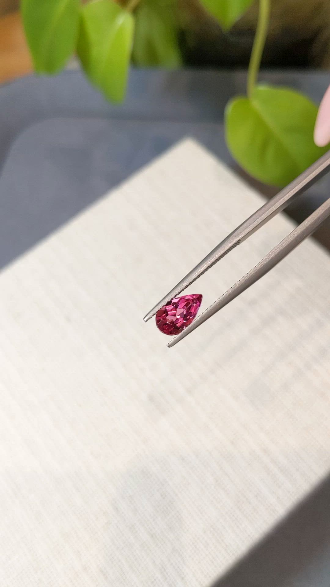 1.08 Ct. Pink Tourmaline from Mozambique Size Video
