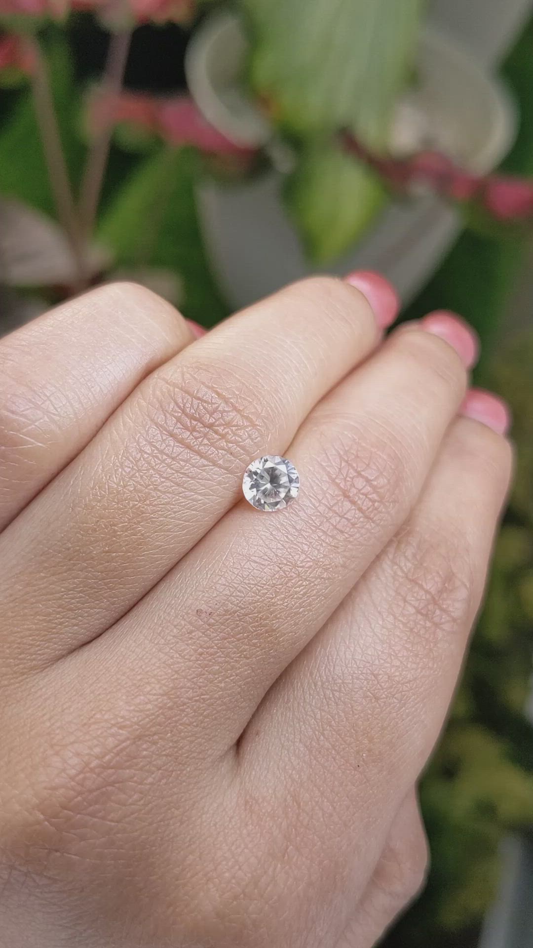 1.07 Ct. Zircon from Ceylon (Sri Lanka) Size Video