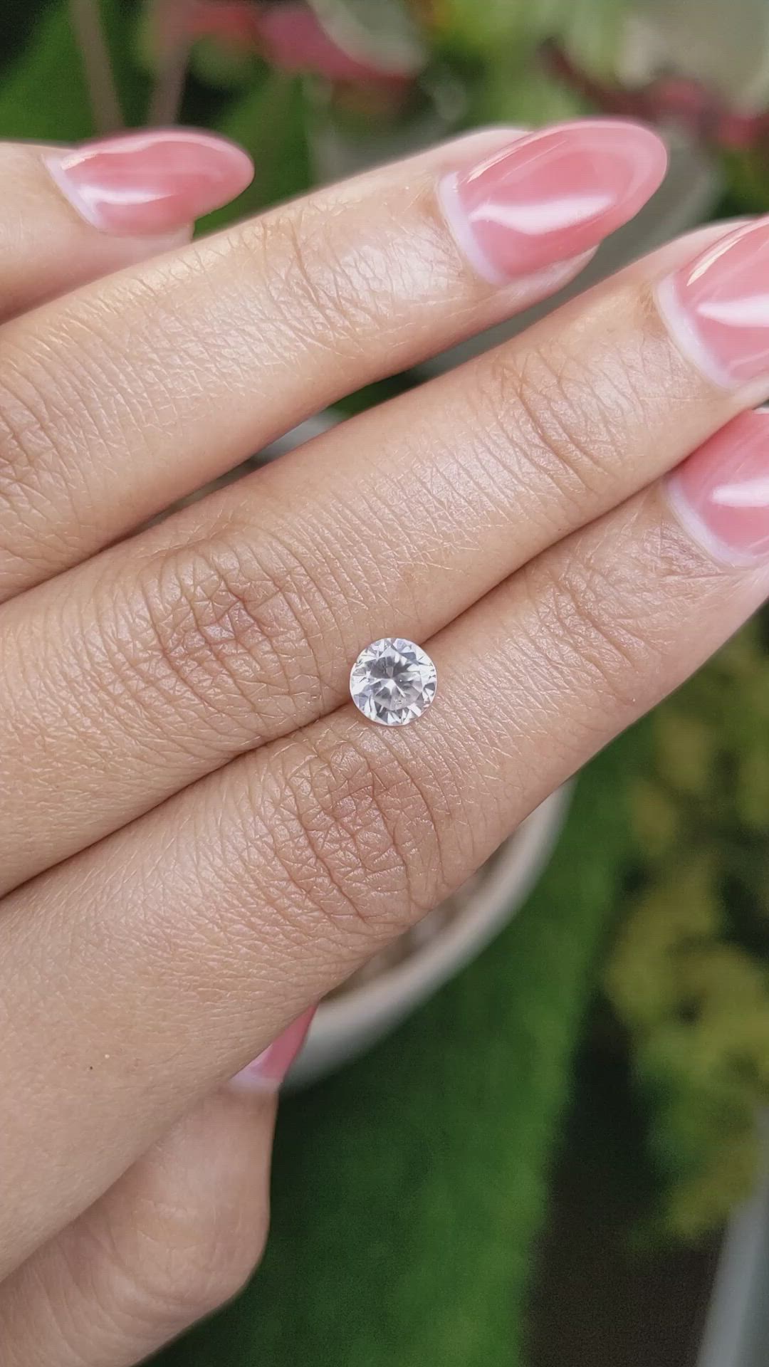 1.07 Ct. Zircon from Ceylon (Sri Lanka) Size Video