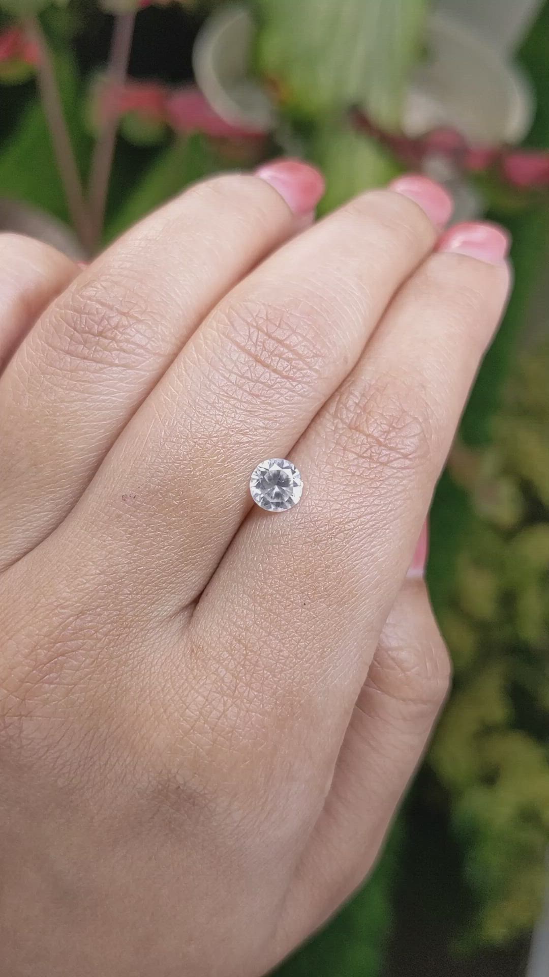 1.07 Ct. Zircon from Ceylon (Sri Lanka) Size Video