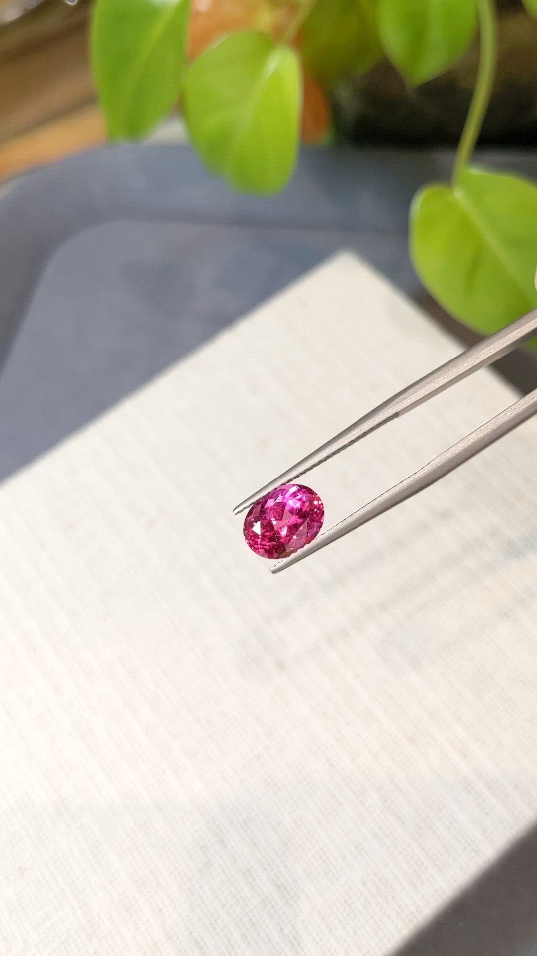 2.34 Ct. Pink Tourmaline from Mozambique Size Video