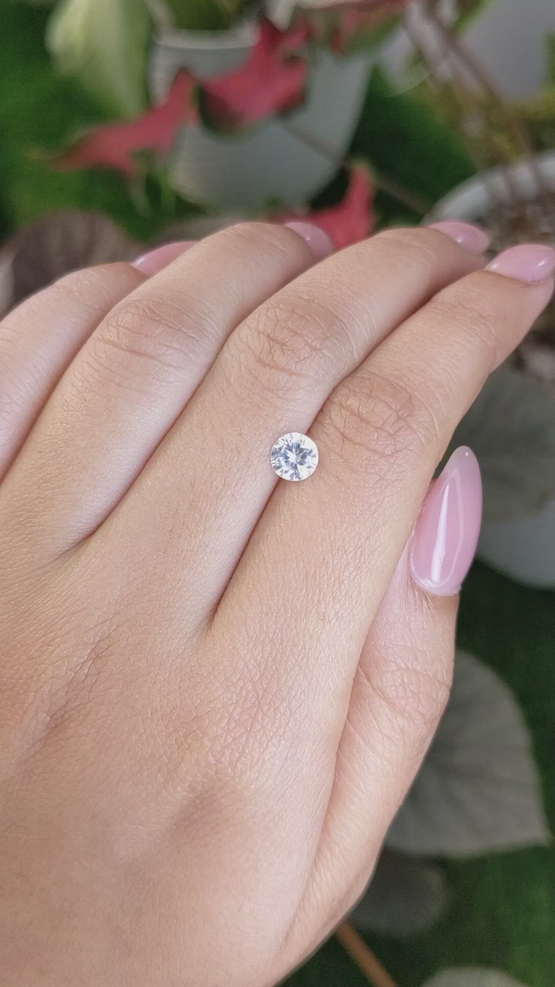 1.02 Ct. Zircon from Ceylon (Sri Lanka) Size Video