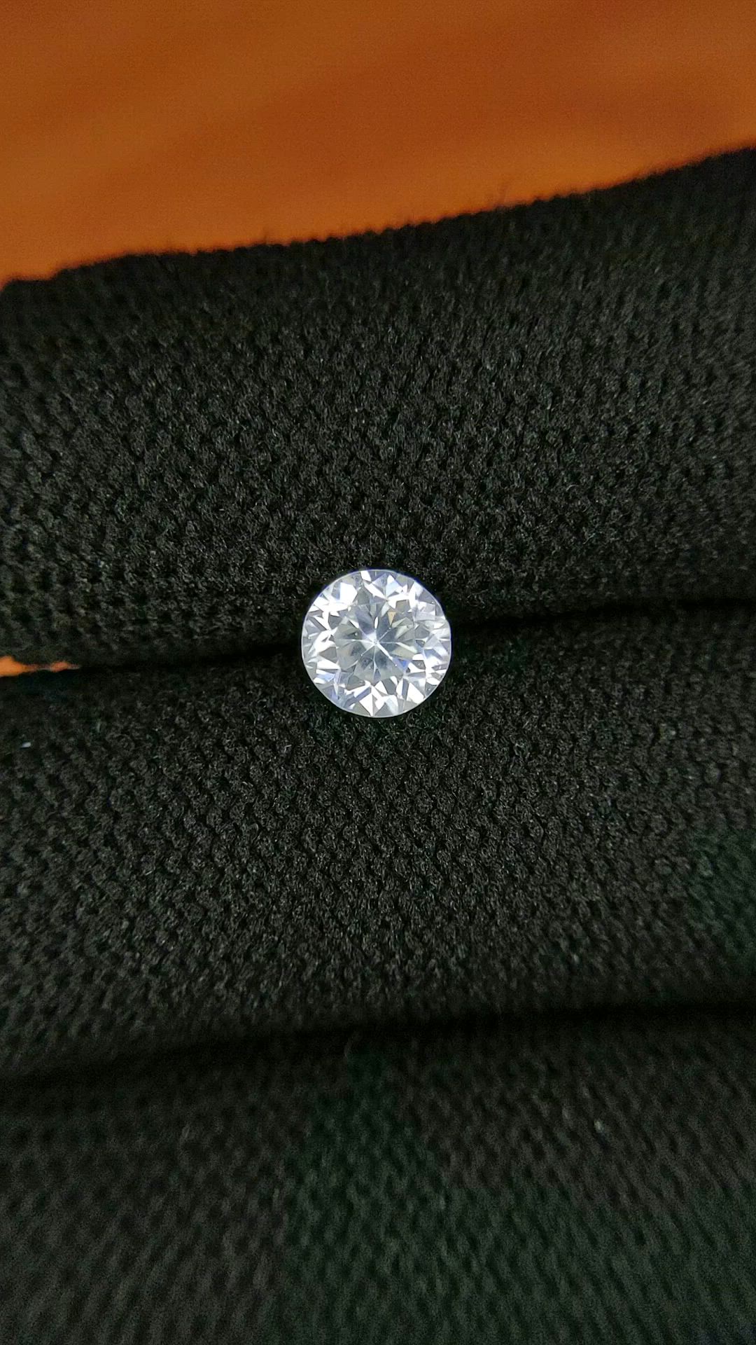 1.18 Ct. White Zircon from Ceylon (Sri Lanka) Size Video