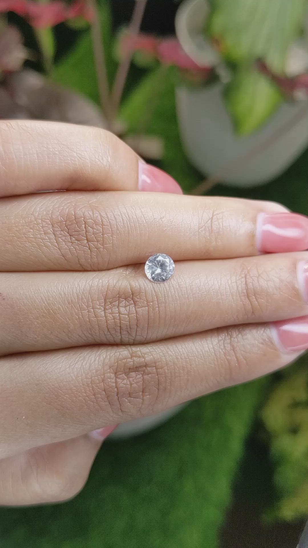 0.95 Ct. Zircon from Ceylon (Sri Lanka) Size Video