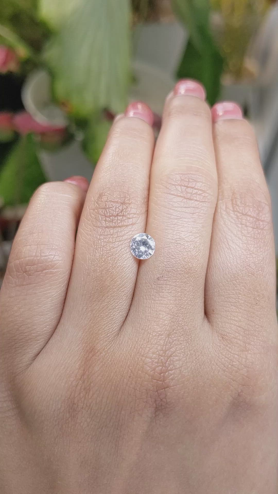 0.95 Ct. Zircon from Ceylon (Sri Lanka) Size Video