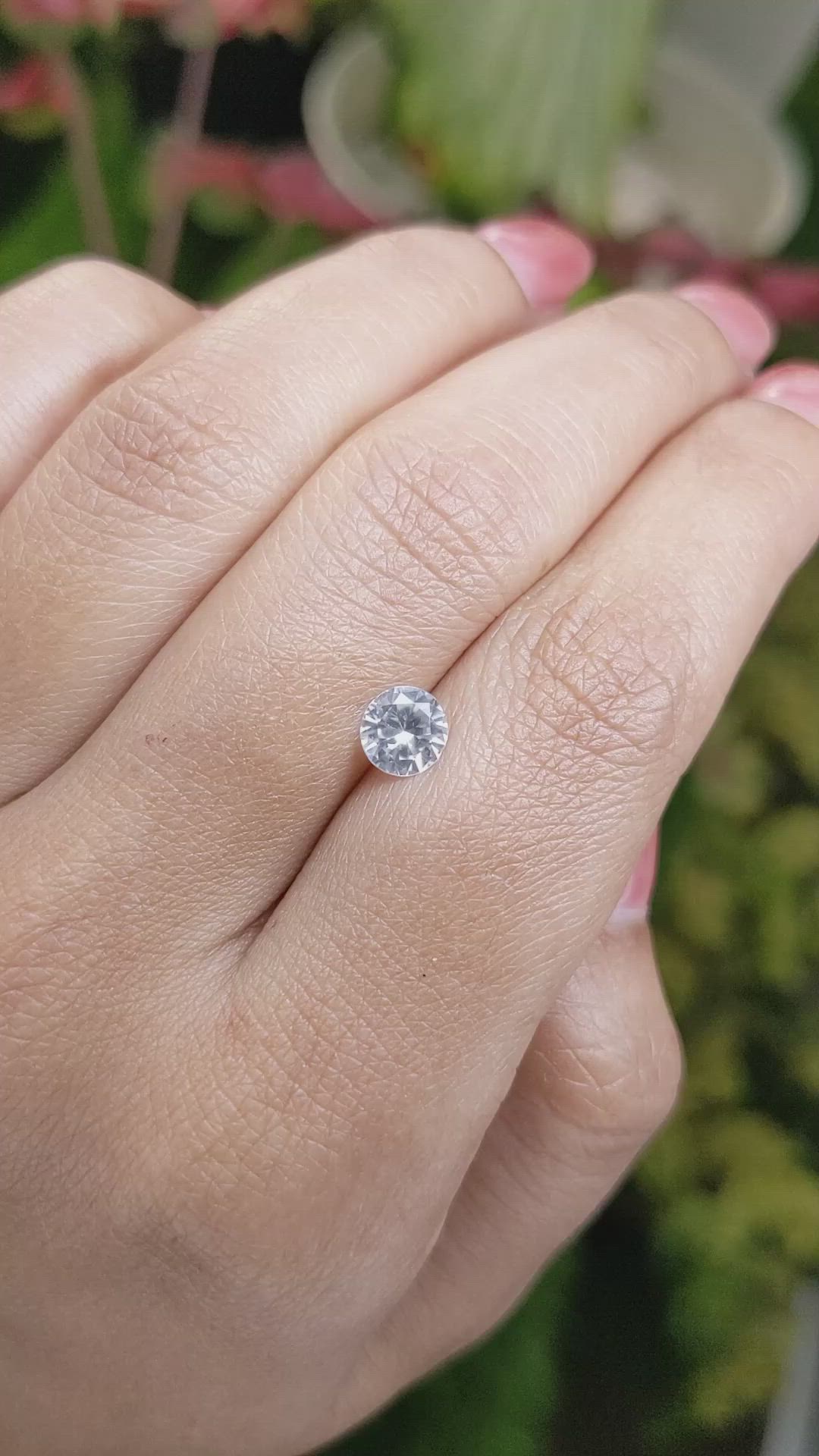 0.95 Ct. Zircon from Ceylon (Sri Lanka) Size Video