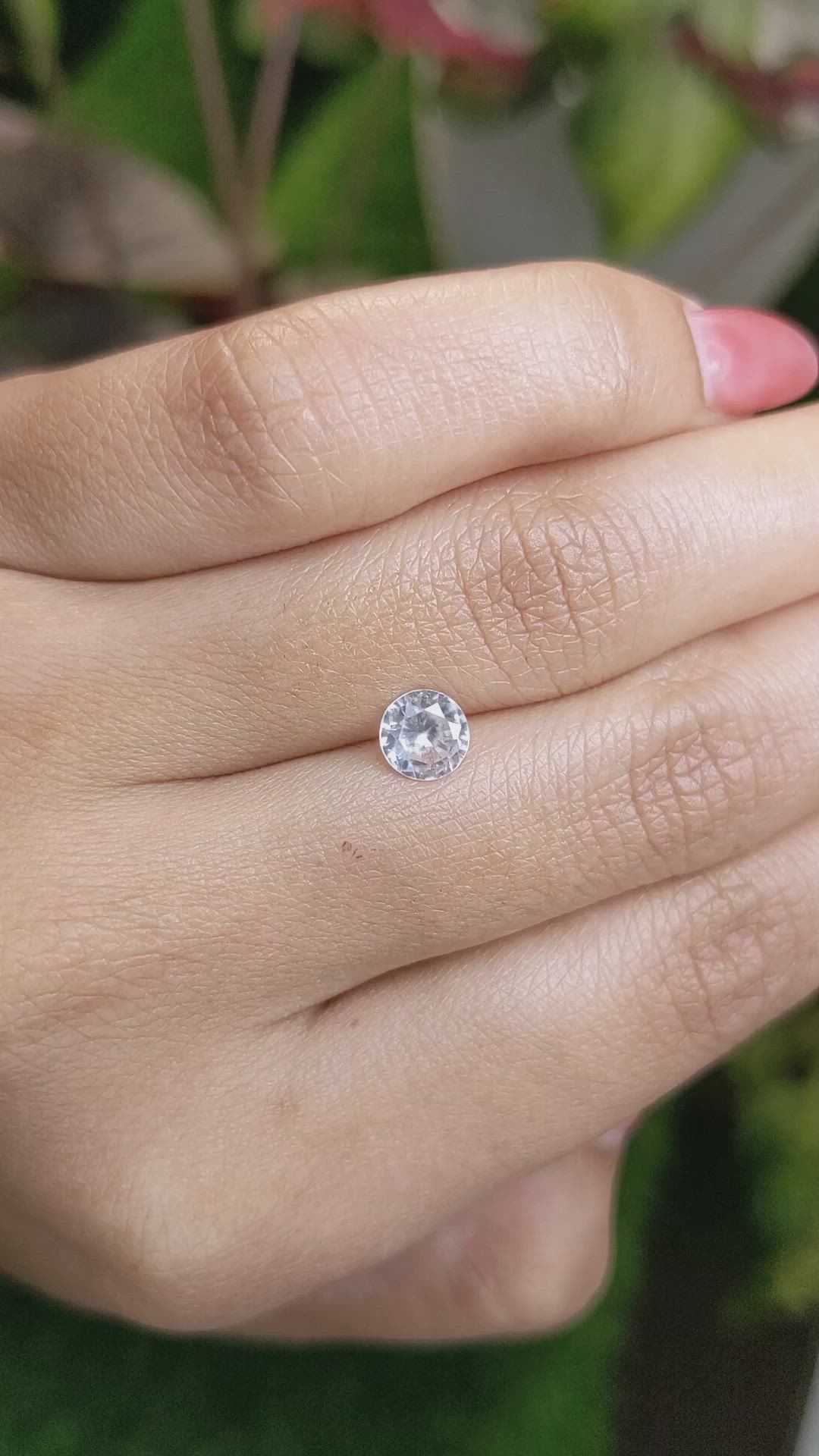 0.99 Ct. Zircon from Ceylon (Sri Lanka) Size Video