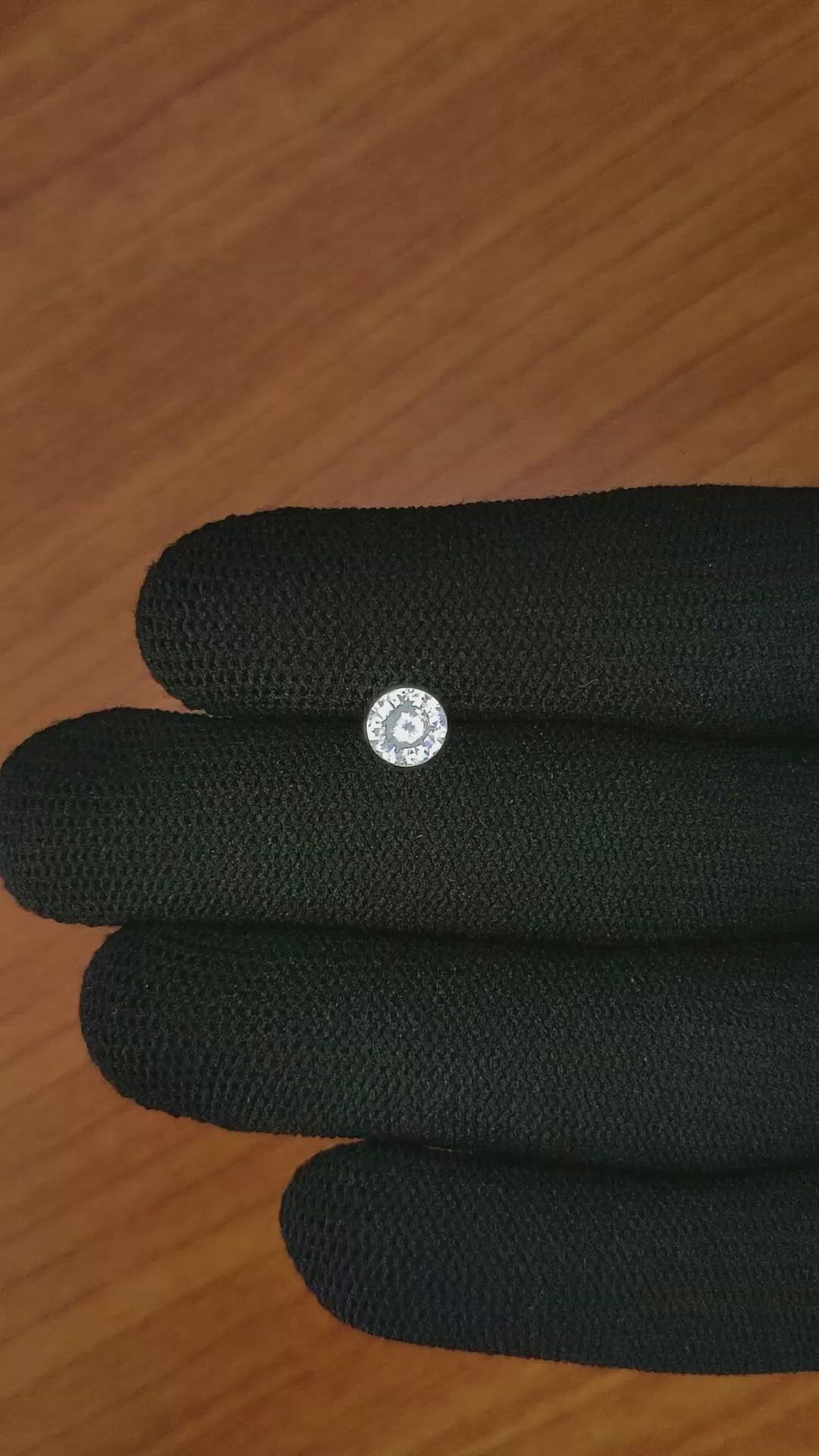 0.99 Ct. Zircon from Ceylon (Sri Lanka) Size Video