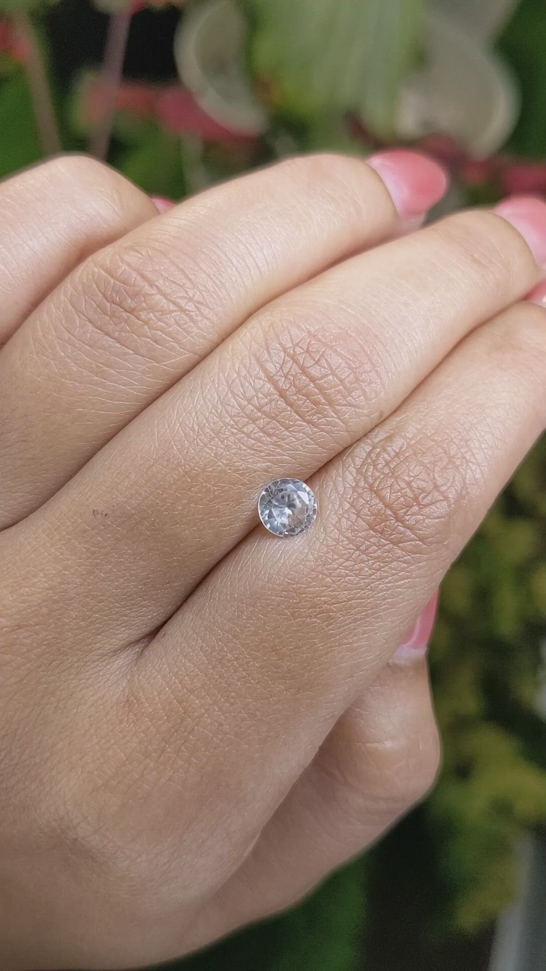 0.99 Ct. Zircon from Ceylon (Sri Lanka) Size Video