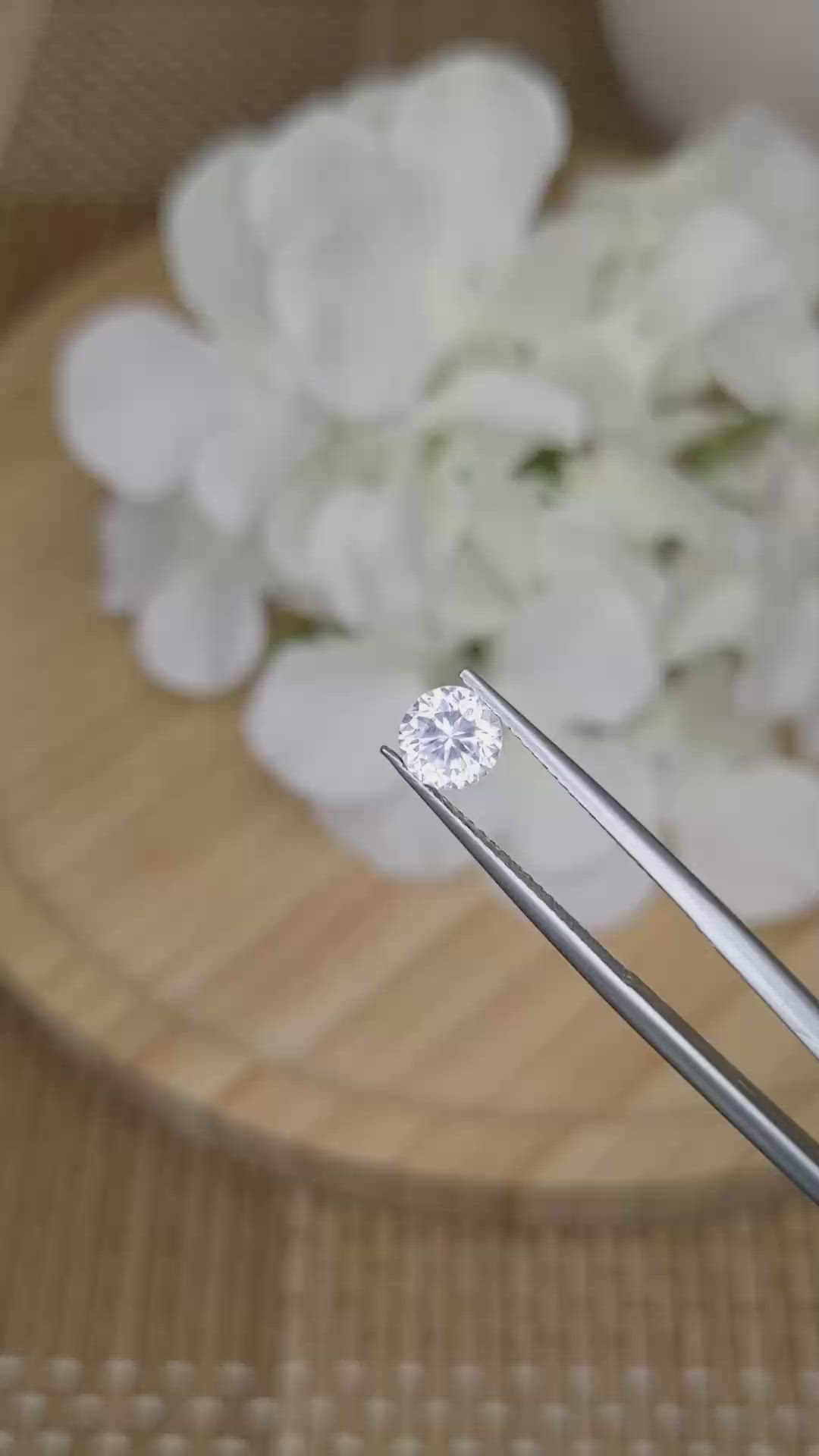 1.21 Ct. Zircon from Ceylon (Sri Lanka) Size Video