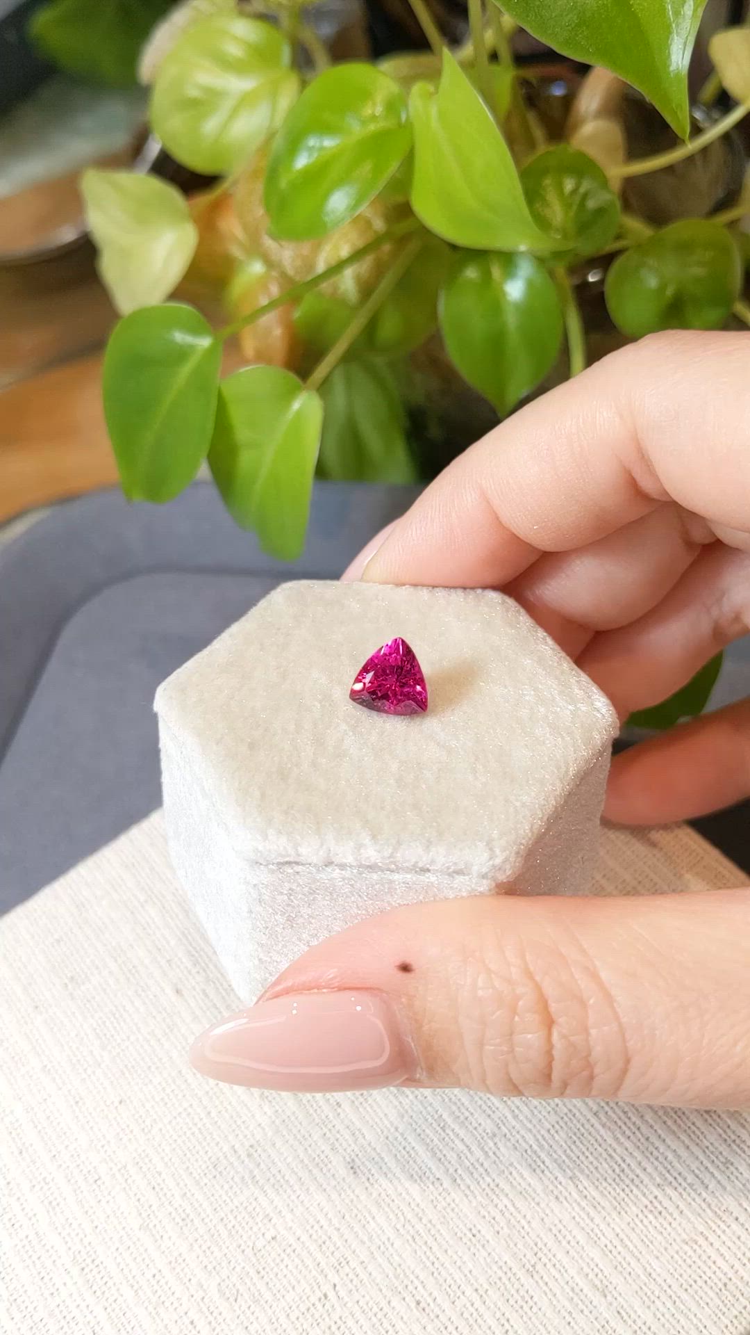 1.82 Ct. Pink Tourmaline from Mozambique Size Video