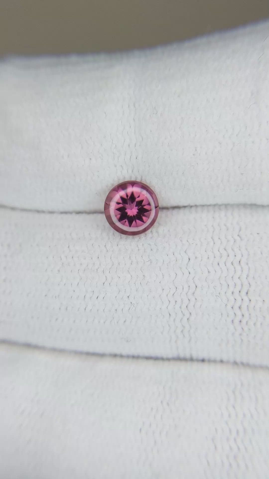 0.86 Ct. Pink Cabochon Tourmaline from Mozambique Size Video