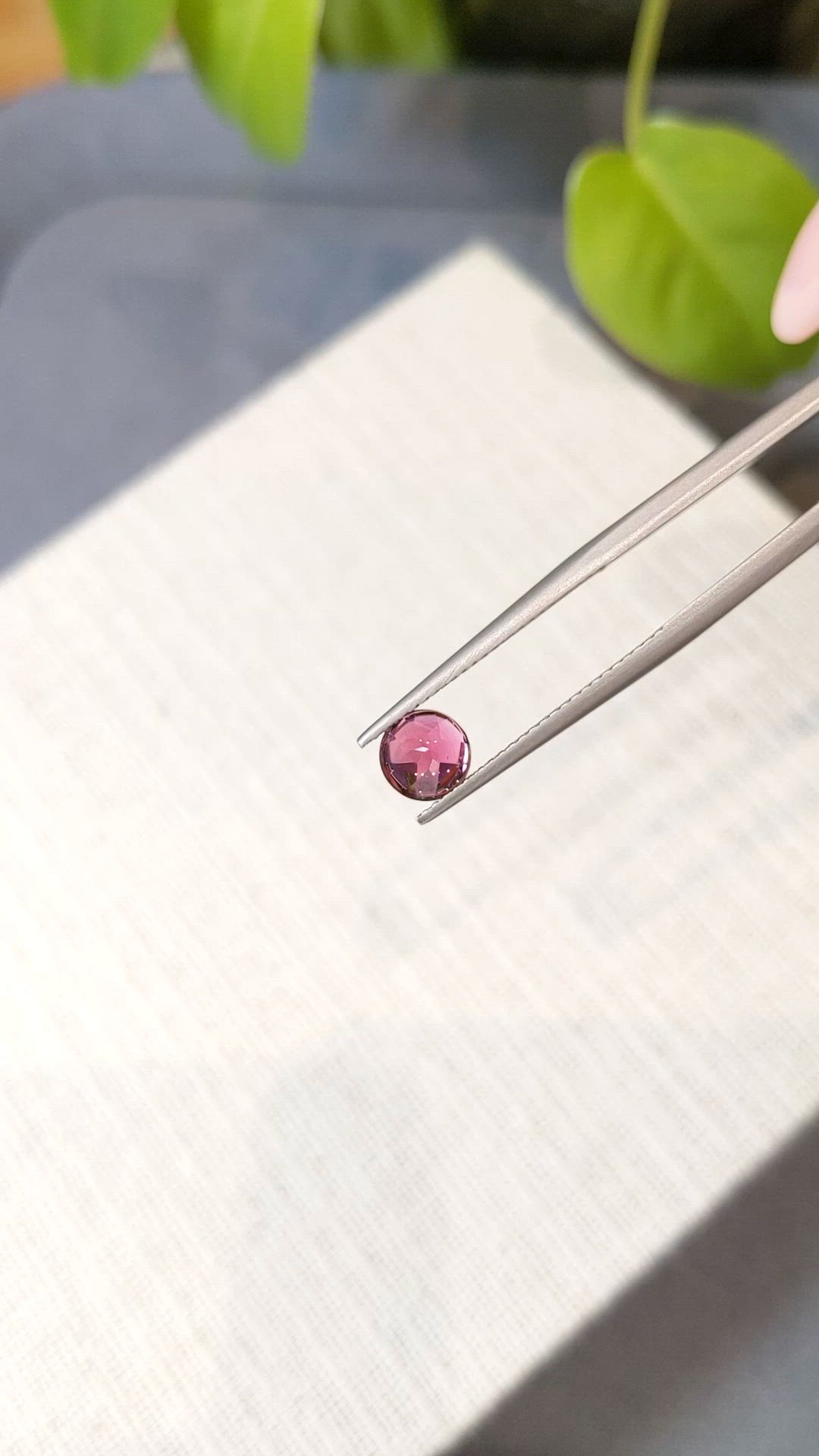 0.86 Ct. Pink Cabochon Tourmaline from Mozambique Size Video