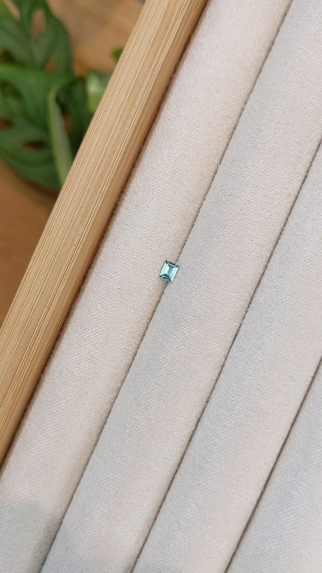 0.12 Ct. Green Grandidierite from Madagascar Size Video