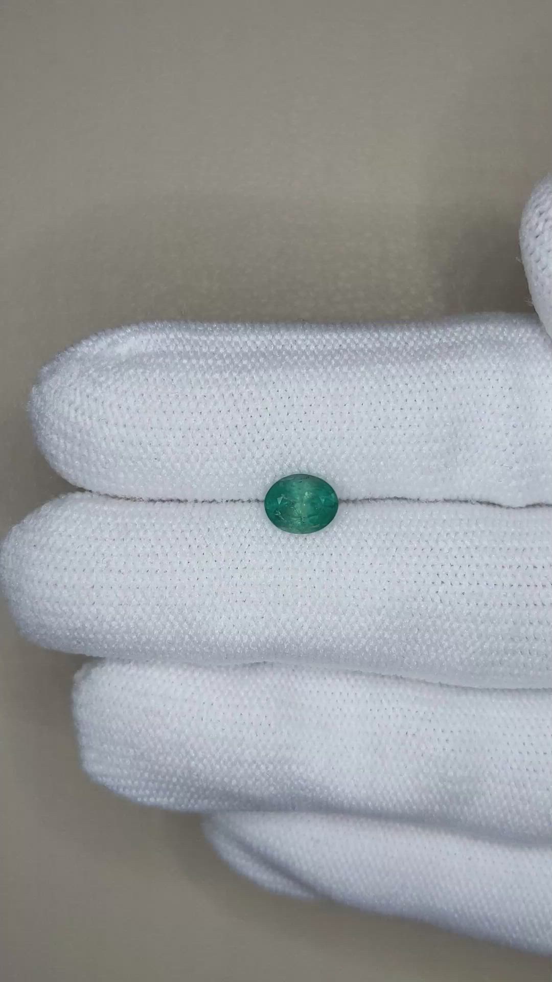 0.81 Ct. Green Grandidierite from Madagascar Size Video