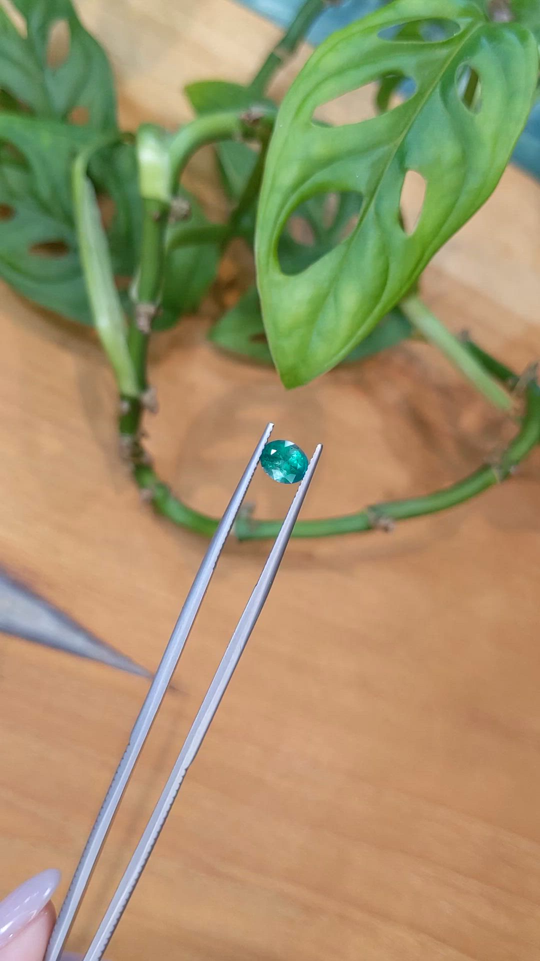 0.81 Ct. Green Grandidierite from Madagascar Size Video