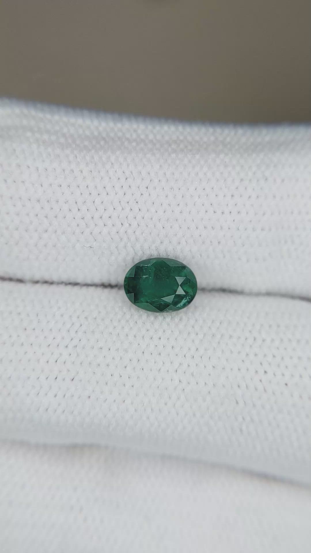 0.87 Ct. Green Grandidierite from Madagascar Size Video