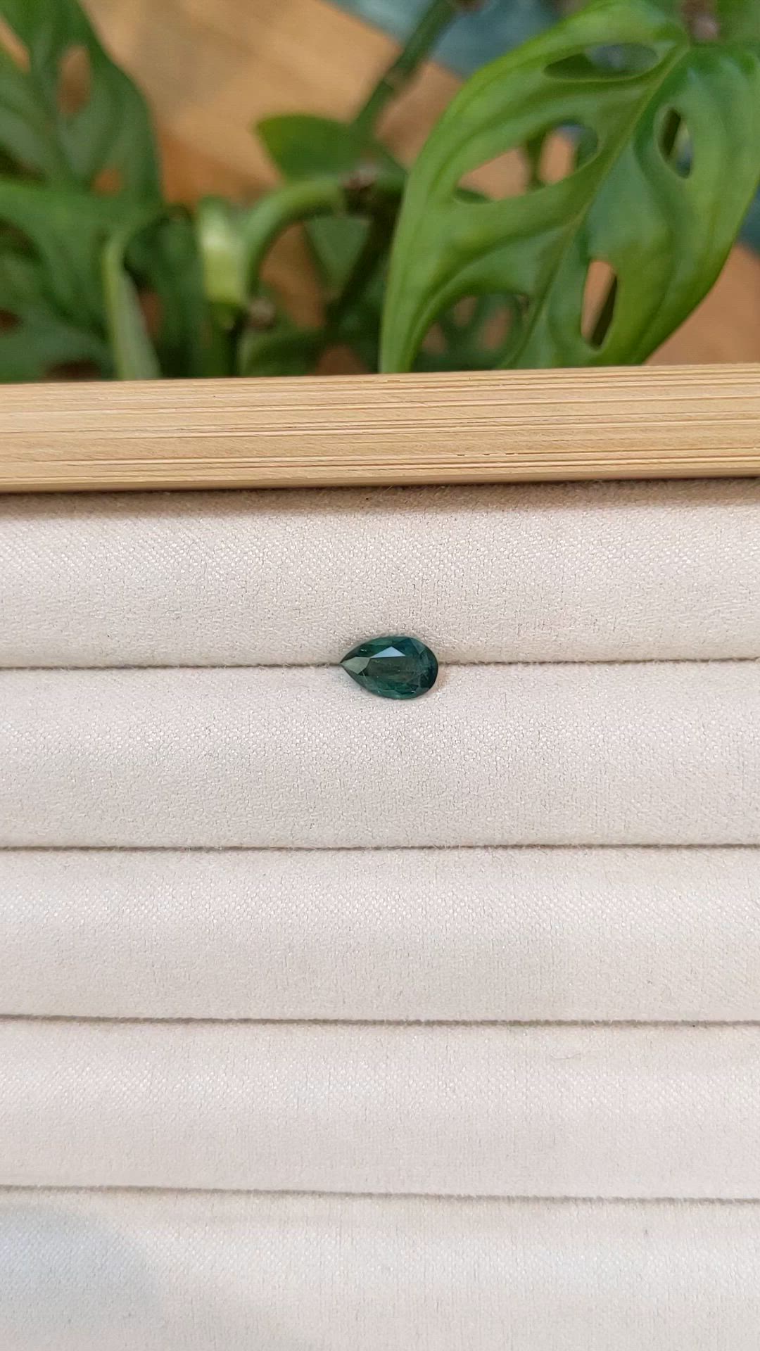0.85 Ct. Green Grandidierite from Madagascar Size Video