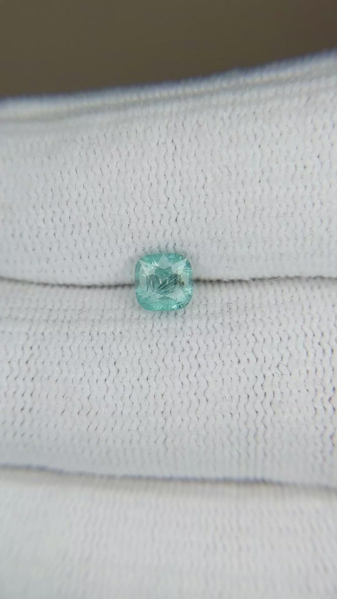 0.68 Ct. Green Grandidierite from Madagascar Size Video