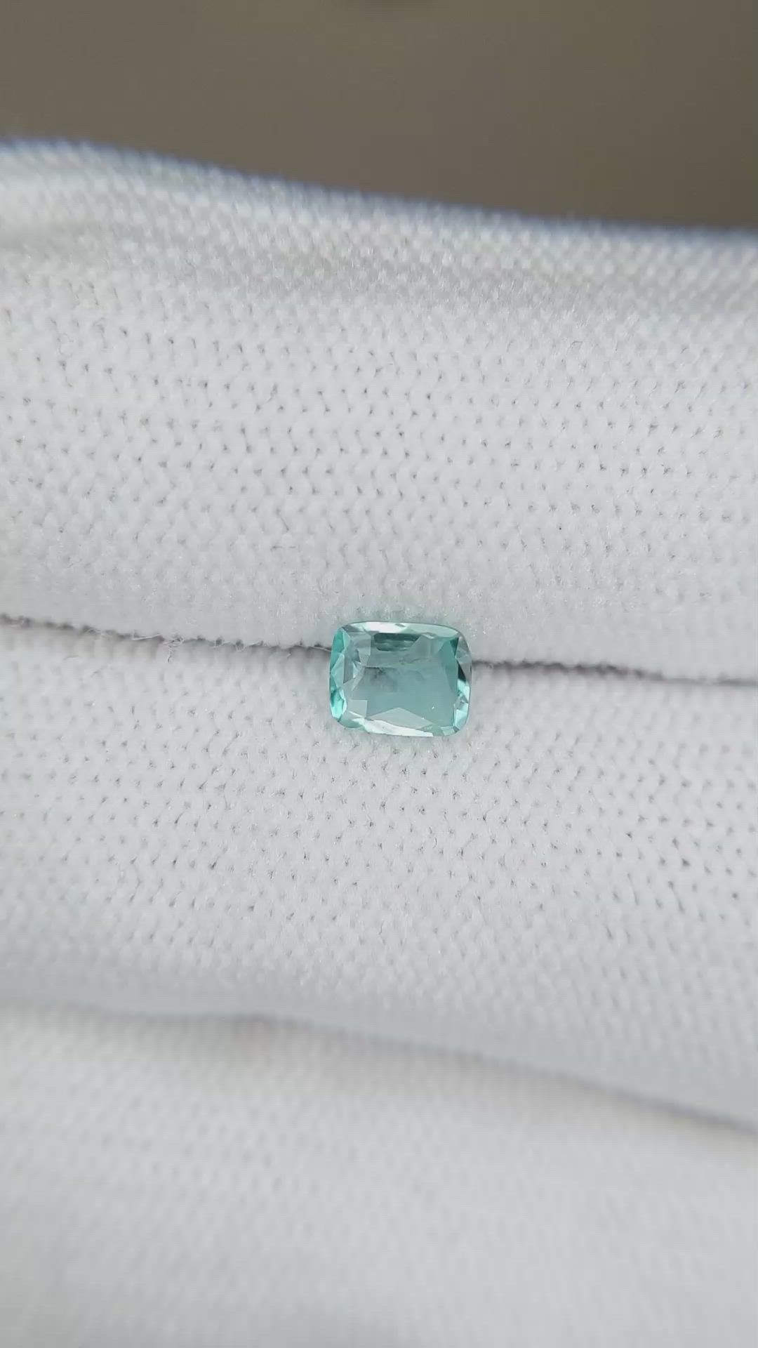 0.38 Ct. Green Grandidierite from Madagascar Size Video